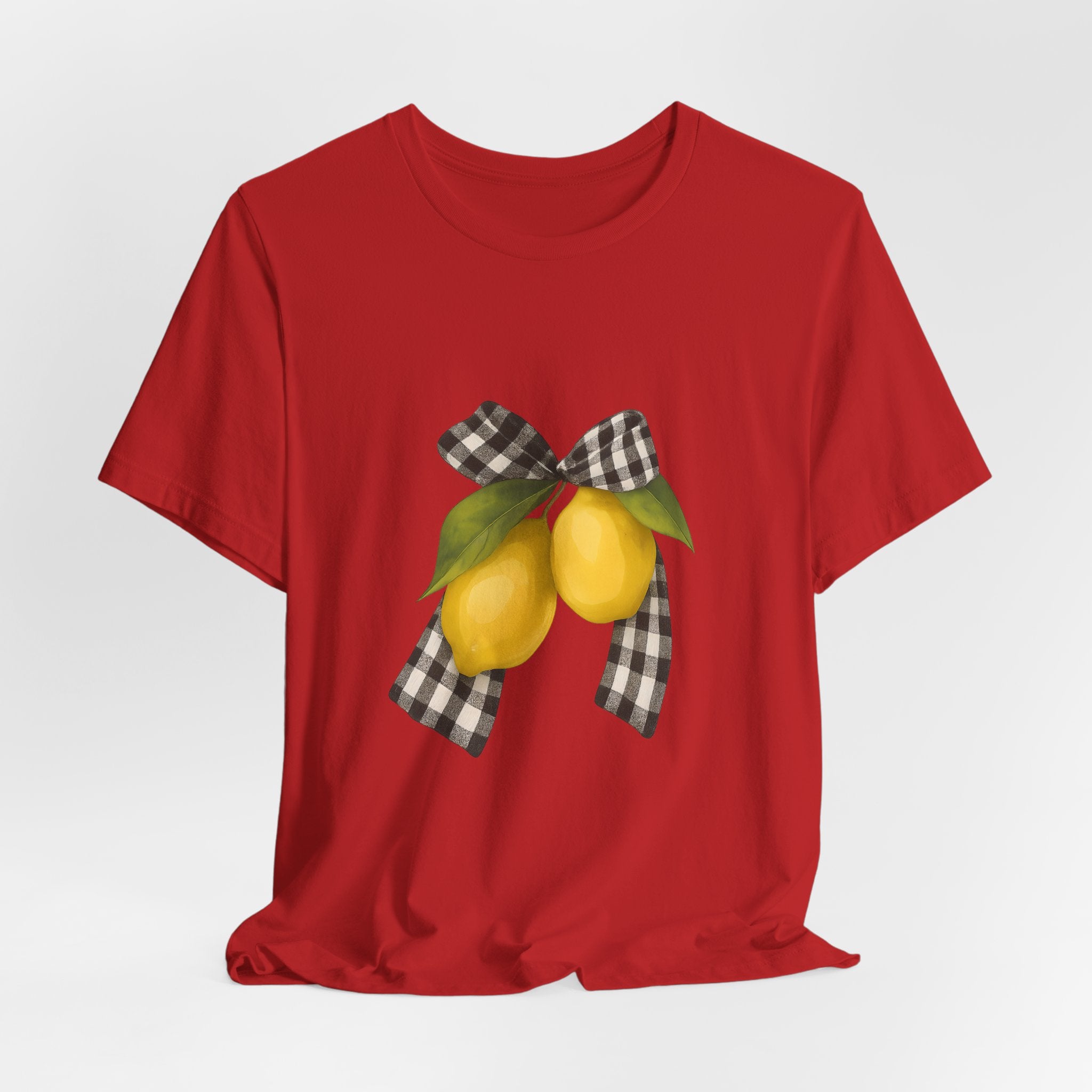 Lemon Print Unisex Tee - Perfect for Summer Parties, Gifts, Everyday wear, Festivals, and Home Decor