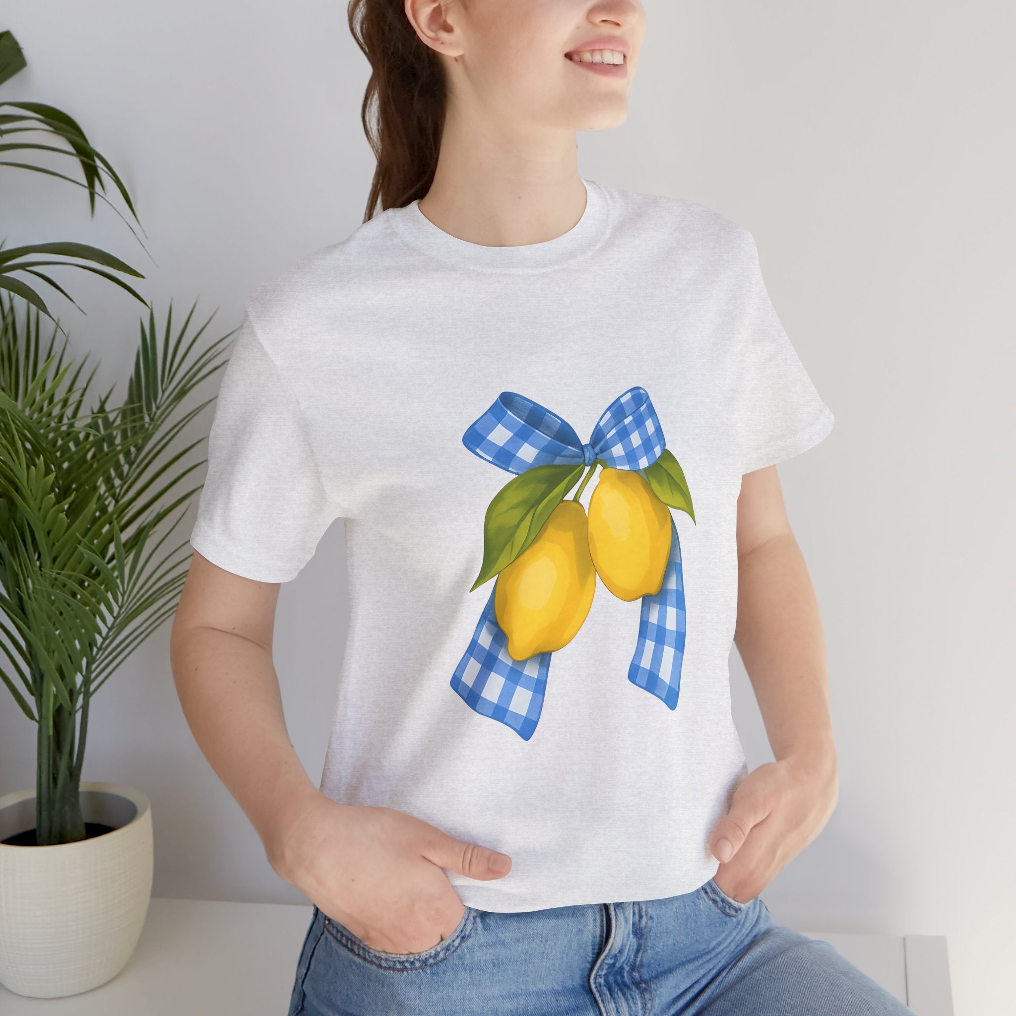 Lemon Blossom Unisex Tee - Summer Vibes, Farmhouse Style, Gifts for Her, Casual Wear, Garden Party Attire
