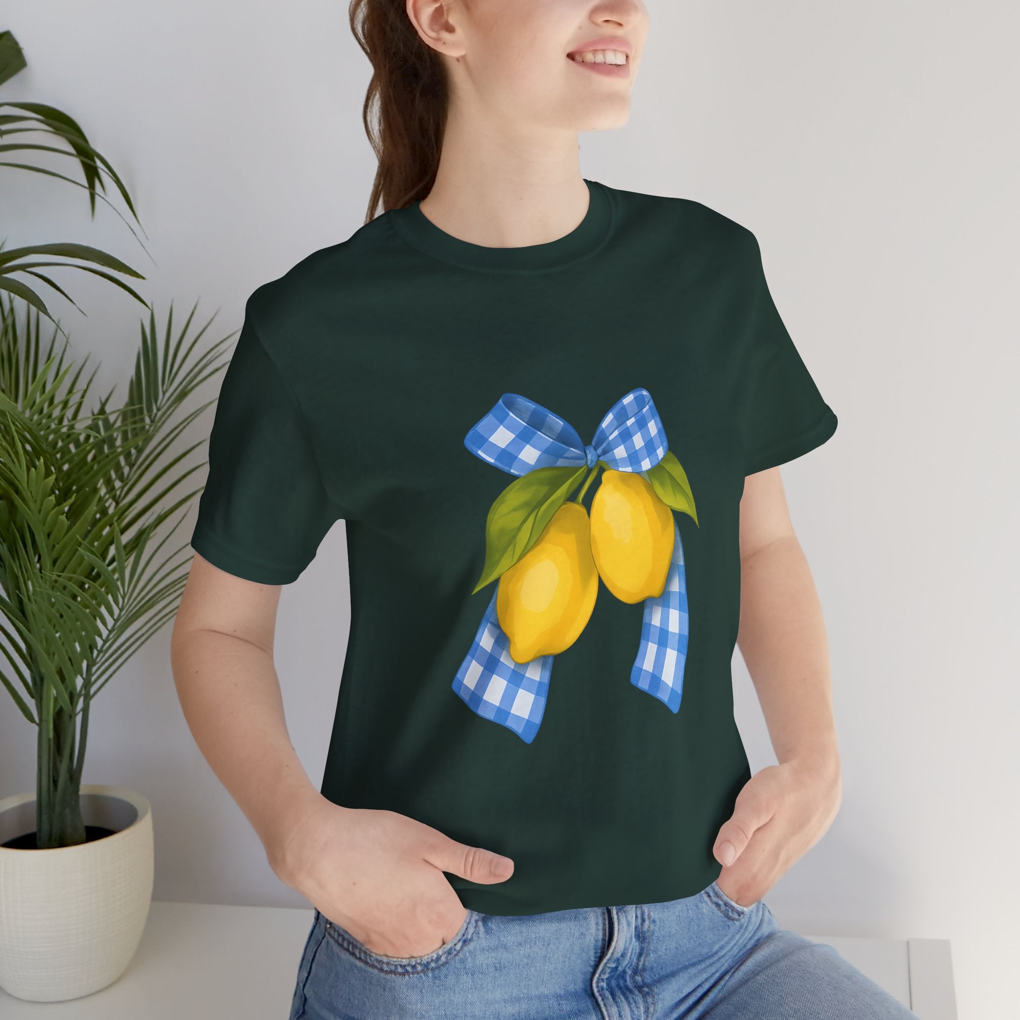 Lemon Blossom Unisex Tee - Summer Vibes, Farmhouse Style, Gifts for Her, Casual Wear, Garden Party Attire