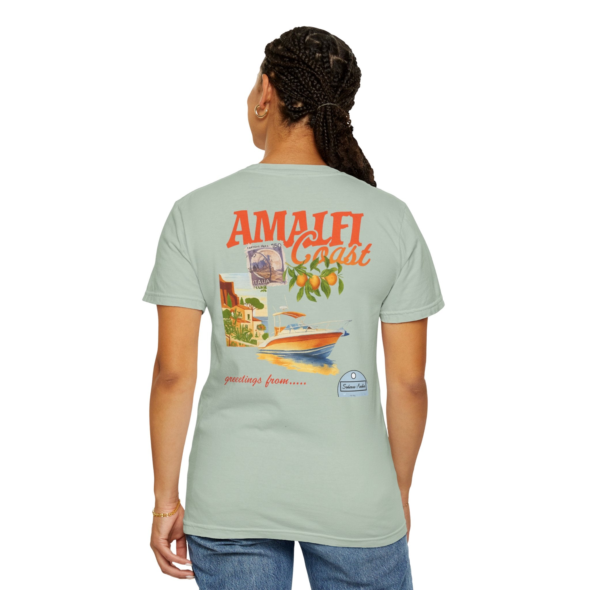 Amalfi Coast Vintage Unisex T-shirt - Stylish Travel Tee for Beach Lovers, Gifts for Her, Casual Summer Wear, Vacation Vibes