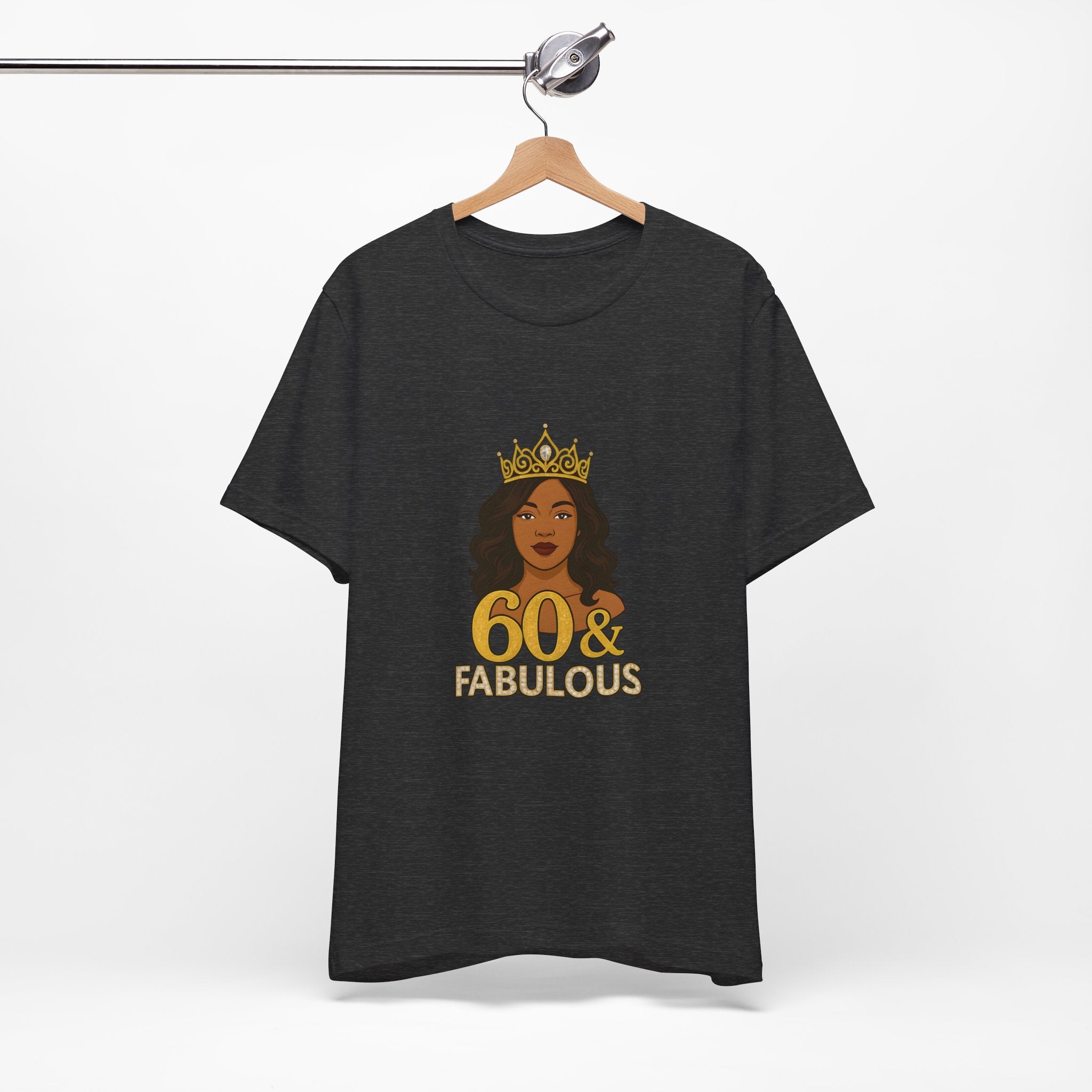 60 & Fabulous Unisex Tee, Birthday Gift Tee, Women's Celebration Shirt, Fun Milestone Birthday Apparel, Perfect for 60th Birthday Party