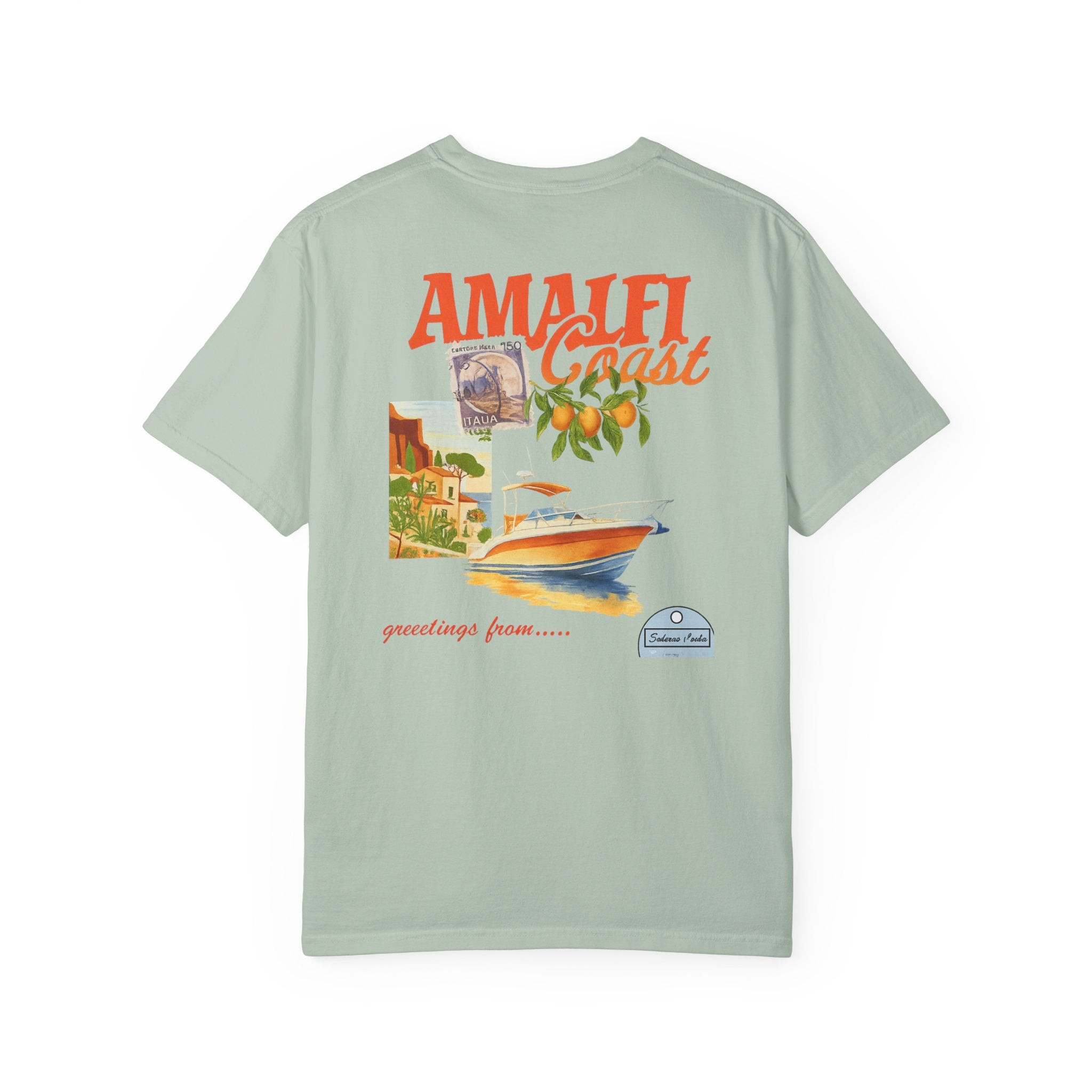 Amalfi Coast Vintage Unisex T-shirt - Stylish Travel Tee for Beach Lovers, Gifts for Her, Casual Summer Wear, Vacation Vibes
