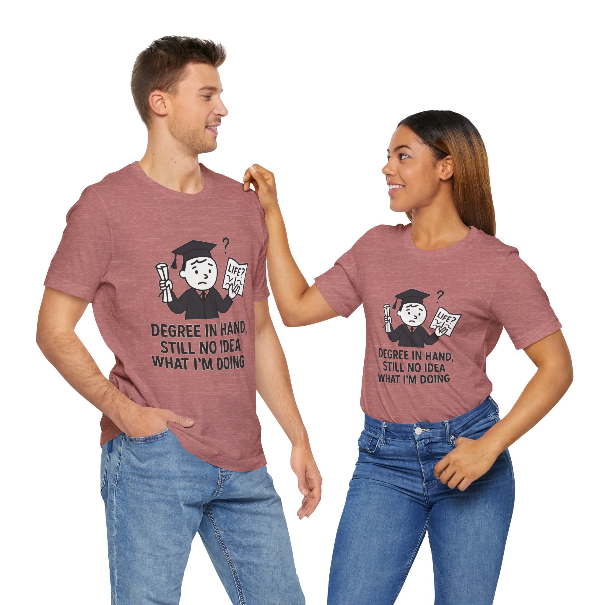 Graduation Humor Tee | Unisex Jersey Short Sleeve Shirt, Funny Graduation Gift, College Shirt, Life After Degree Tee, Graduate T-Shirt