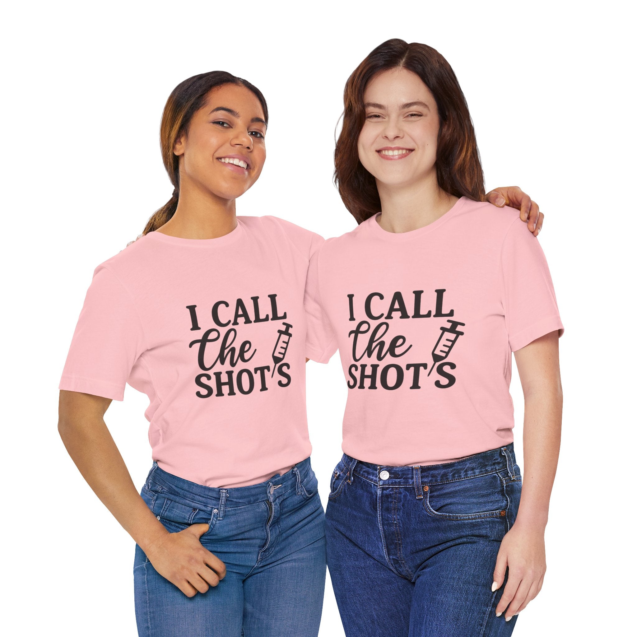 I Call the Shots  Tee, Fun Medical Humor Tee, Gift for Nurses, Healthcare Professional Shirt, Quirky Vaccine Shirt, [...]