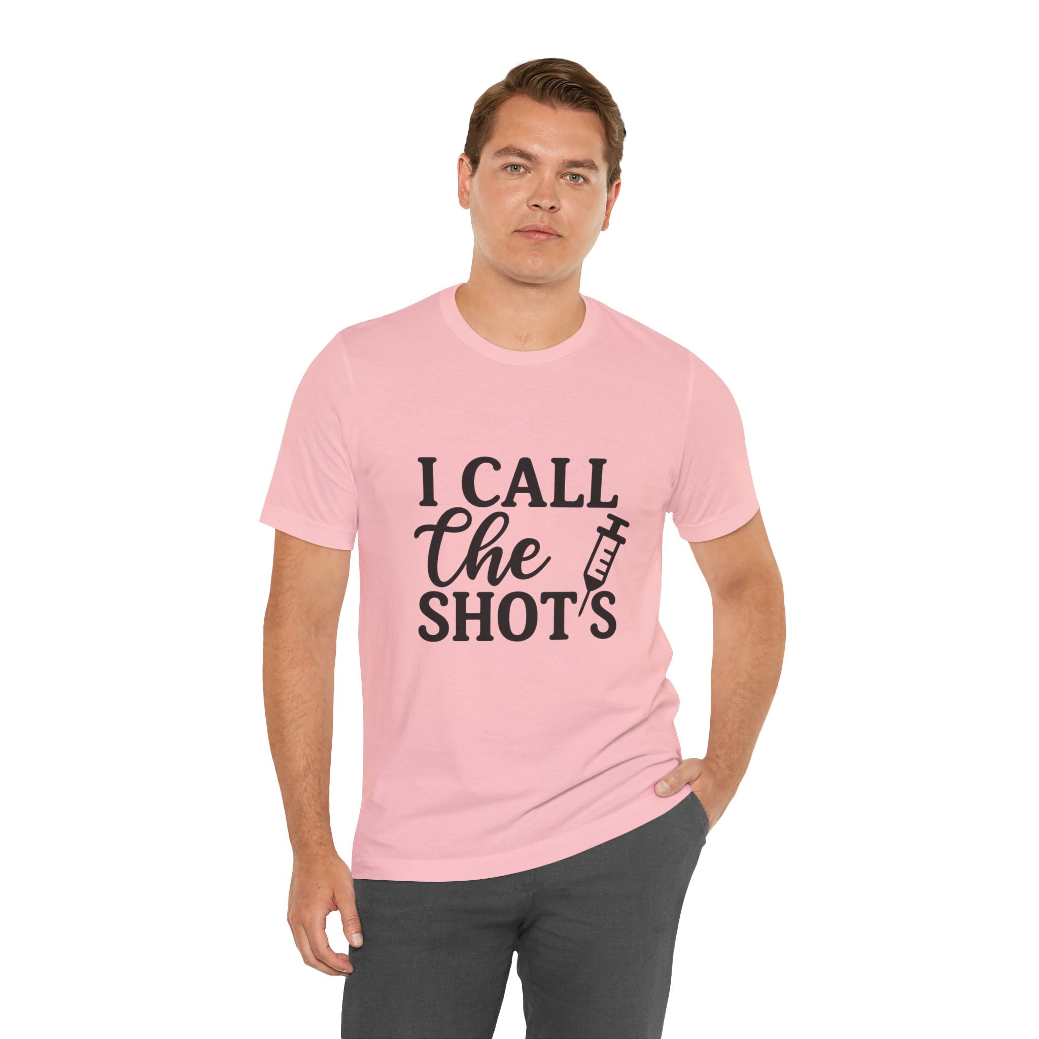 I Call the Shots  Tee, Fun Medical Humor Tee, Gift for Nurses, Healthcare Professional Shirt, Quirky Vaccine Shirt, [...]