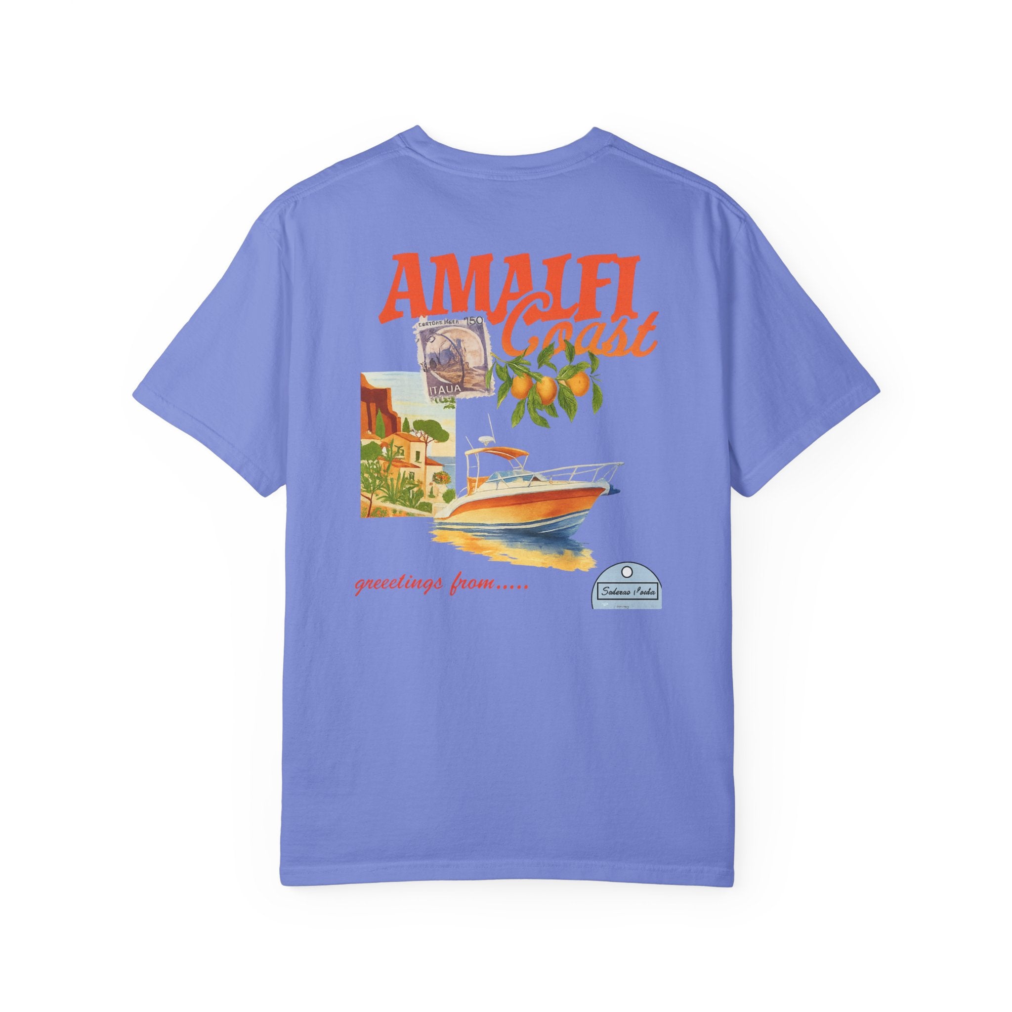Amalfi Coast Vintage Unisex T-shirt - Stylish Travel Tee for Beach Lovers, Gifts for Her, Casual Summer Wear, Vacation Vibes
