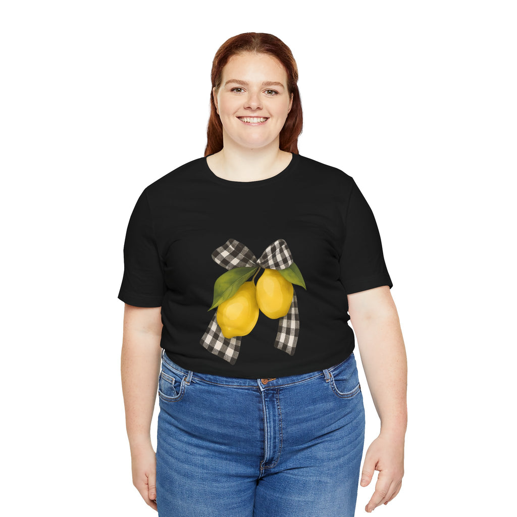 Lemon Print Unisex Tee - Perfect for Summer Parties, Gifts, Everyday wear, Festivals, and Home Decor