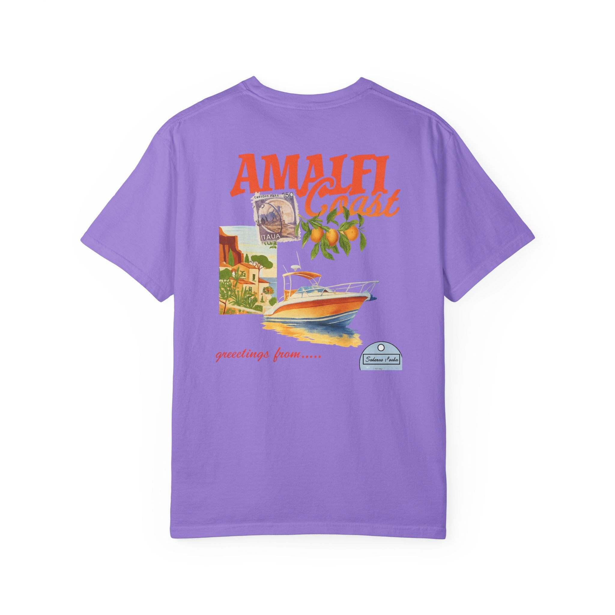 Amalfi Coast Vintage Unisex T-shirt - Stylish Travel Tee for Beach Lovers, Gifts for Her, Casual Summer Wear, Vacation Vibes