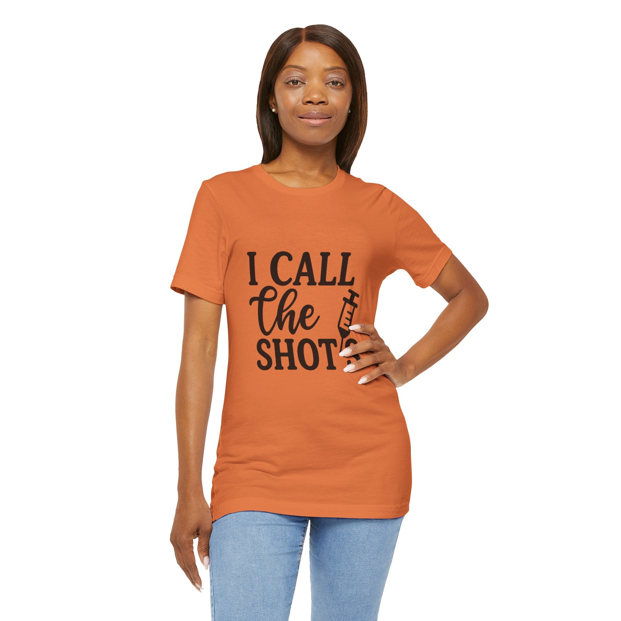 I Call the Shots  Tee, Fun Medical Humor Tee, Gift for Nurses, Healthcare Professional Shirt, Quirky Vaccine Shirt, [...]