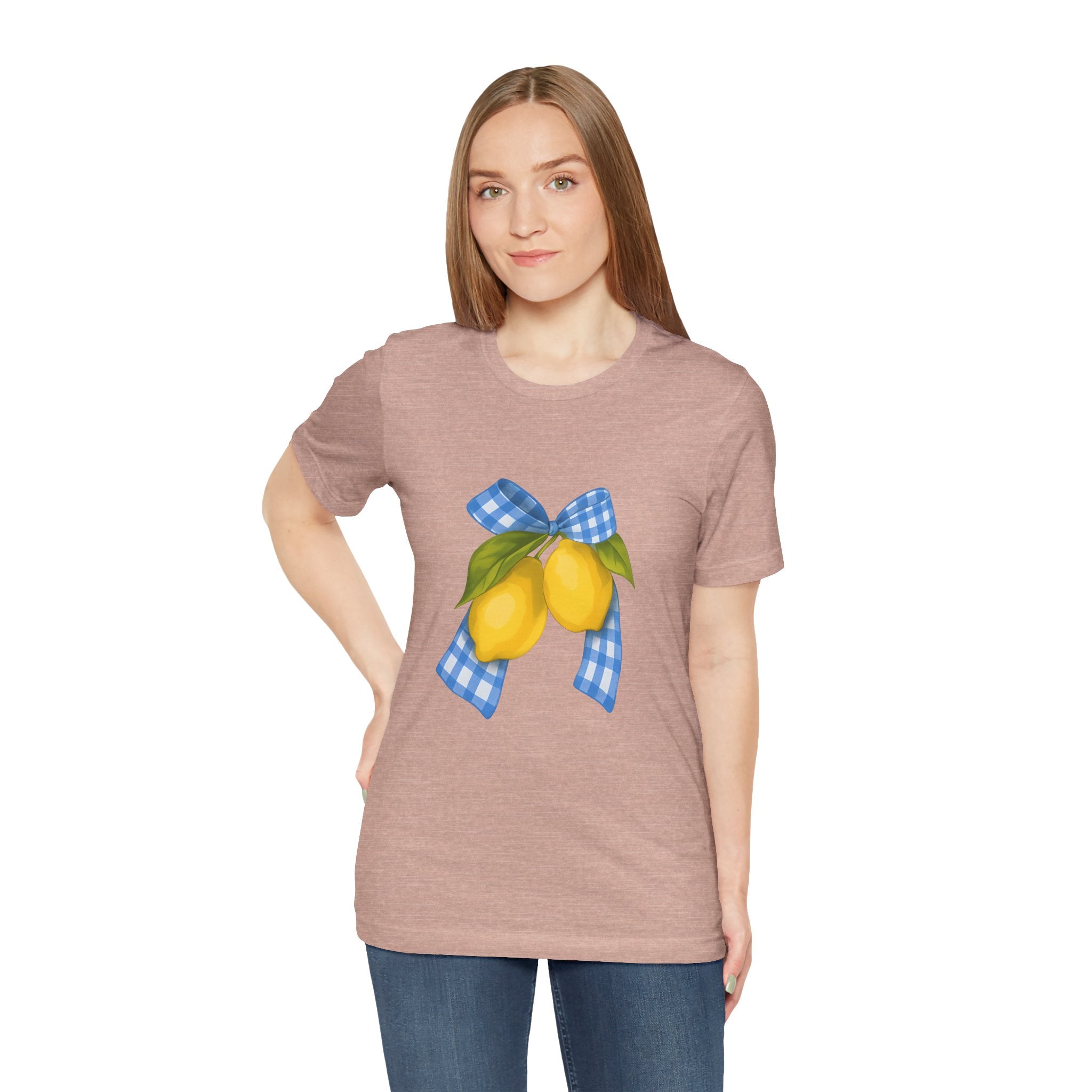 Lemon Blossom Unisex Tee - Summer Vibes, Farmhouse Style, Gifts for Her, Casual Wear, Garden Party Attire