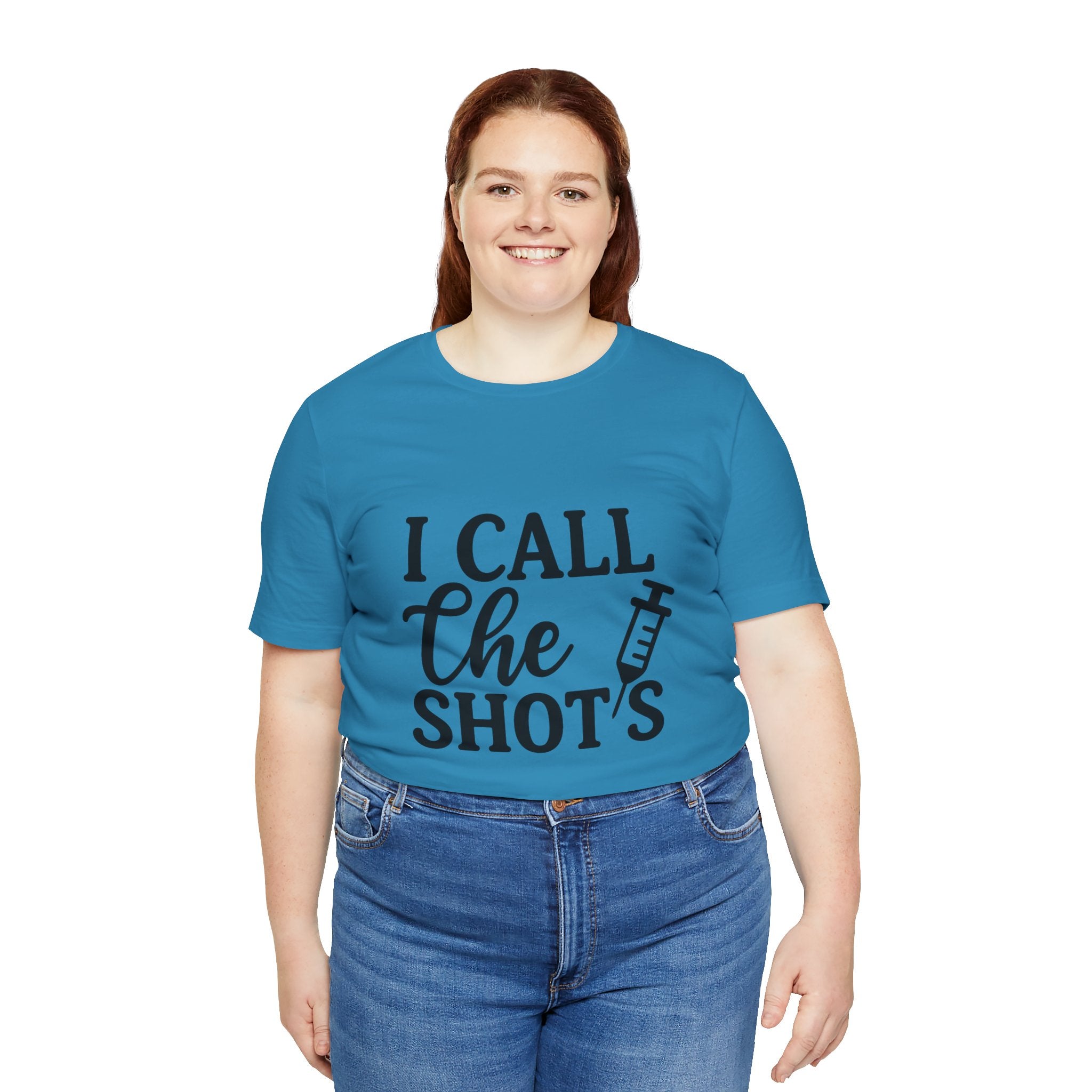 I Call the Shots  Tee, Fun Medical Humor Tee, Gift for Nurses, Healthcare Professional Shirt, Quirky Vaccine Shirt, [...]