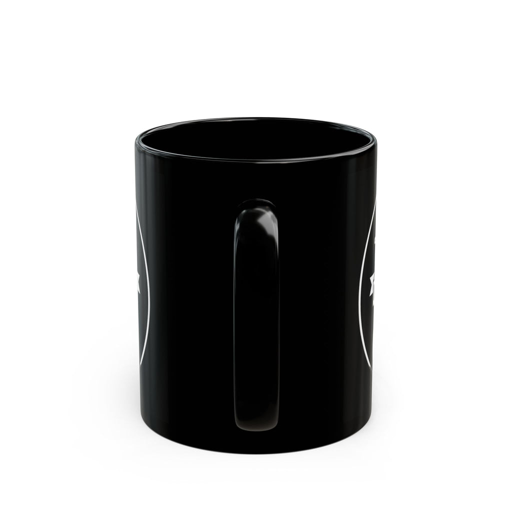 Coffee Lover's Black Mug - Perfect Gift for Coffee Addicts, Motivational Mug for Home, Office, Gift for Friends