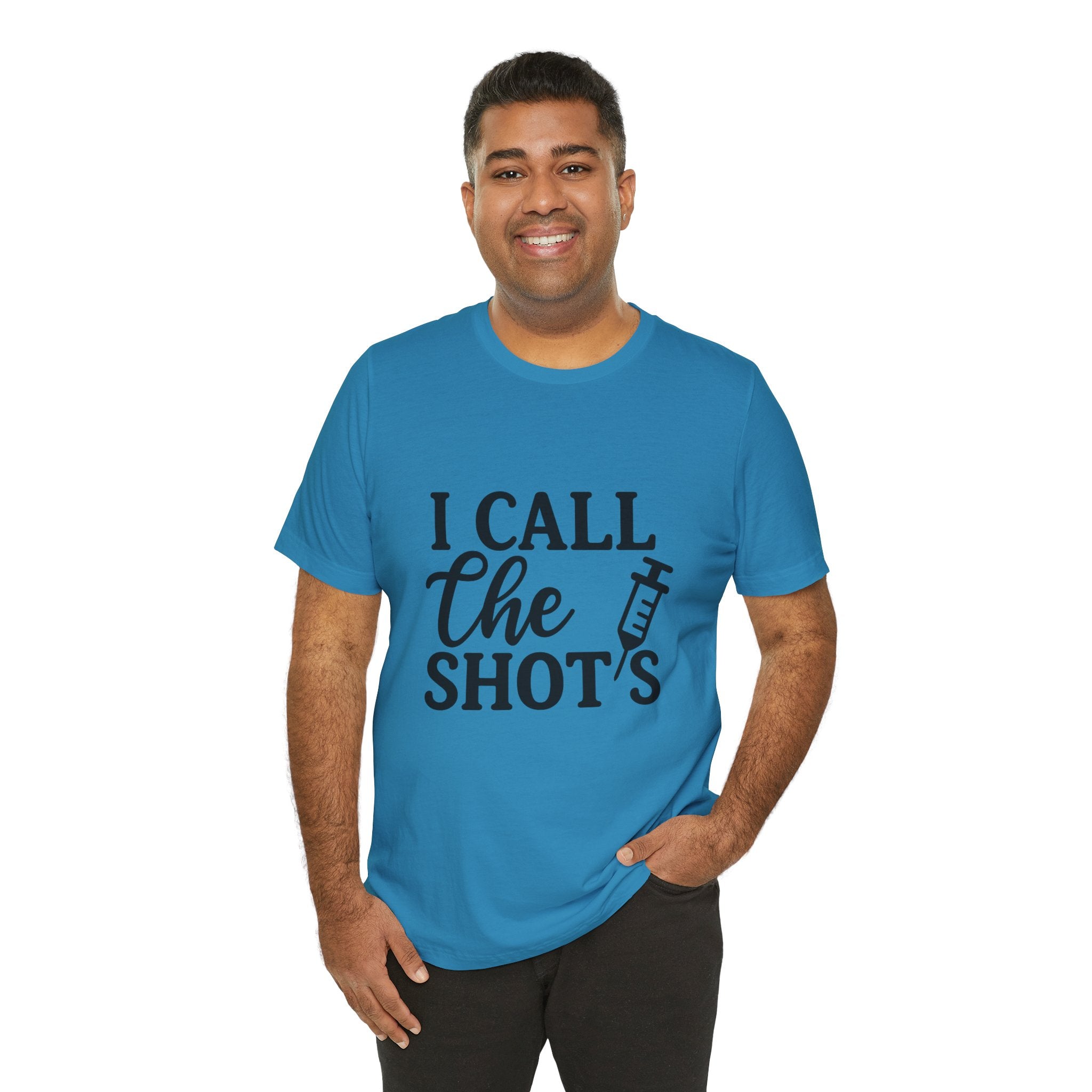 I Call the Shots  Tee, Fun Medical Humor Tee, Gift for Nurses, Healthcare Professional Shirt, Quirky Vaccine Shirt, [...]