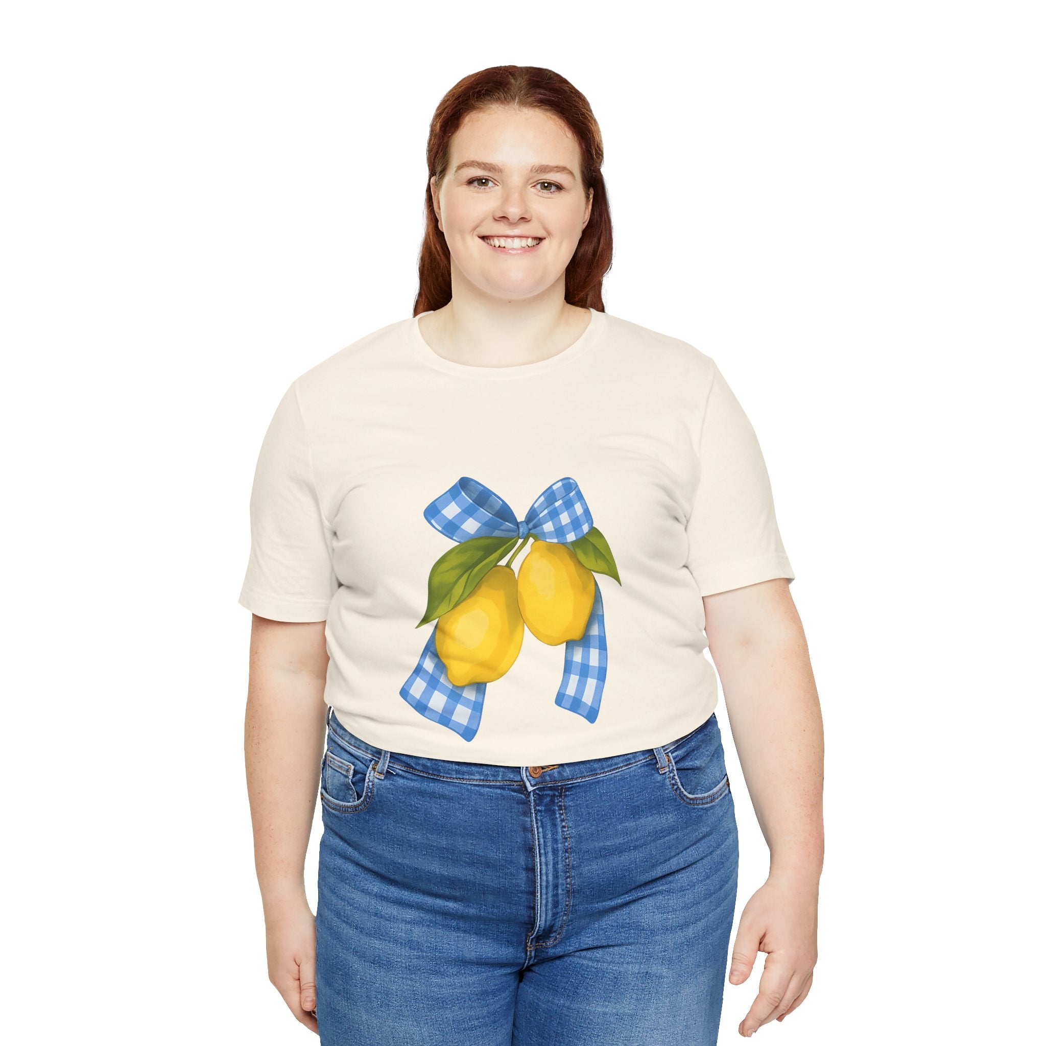 Lemon Blossom Unisex Tee - Summer Vibes, Farmhouse Style, Gifts for Her, Casual Wear, Garden Party Attire