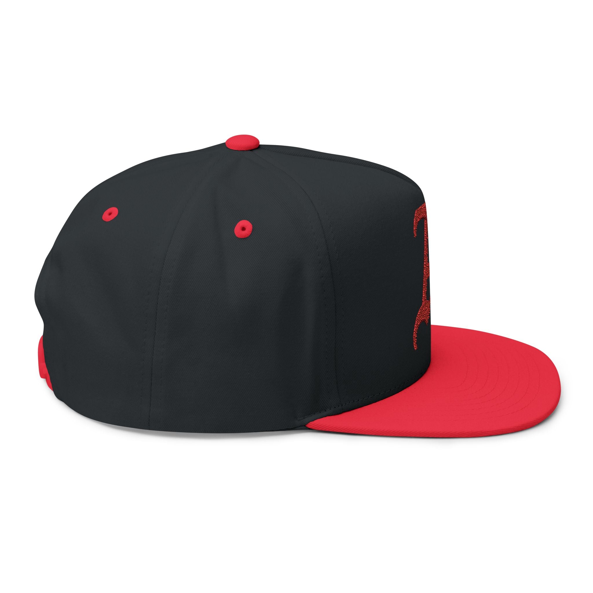 Stylish Embroidered Flat Bill Cap - Customizable, Trendy Hat for Everyday Use, Sports, Gifts, and Festivals