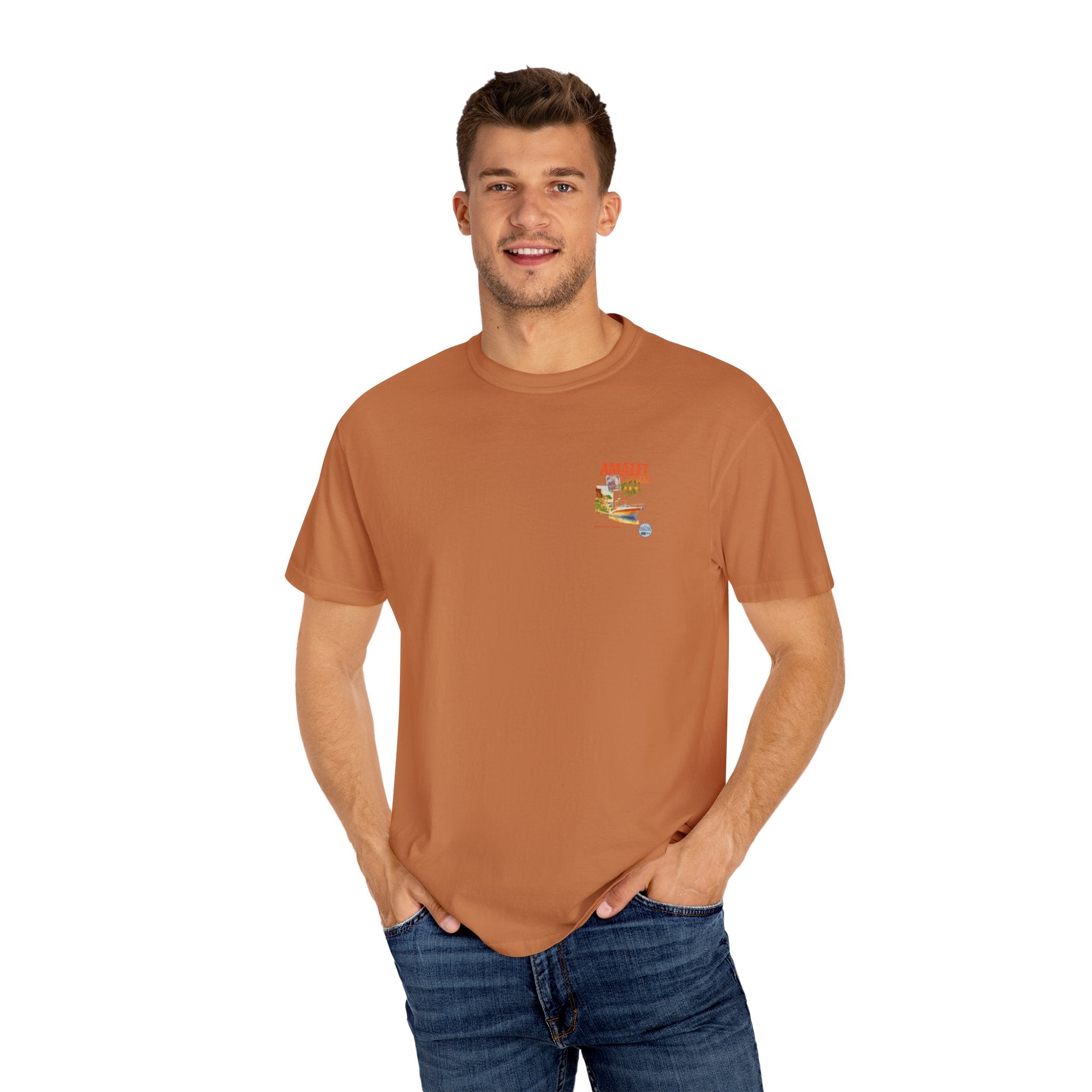 Amalfi Coast Vintage Unisex T-shirt - Stylish Travel Tee for Beach Lovers, Gifts for Her, Casual Summer Wear, Vacation Vibes