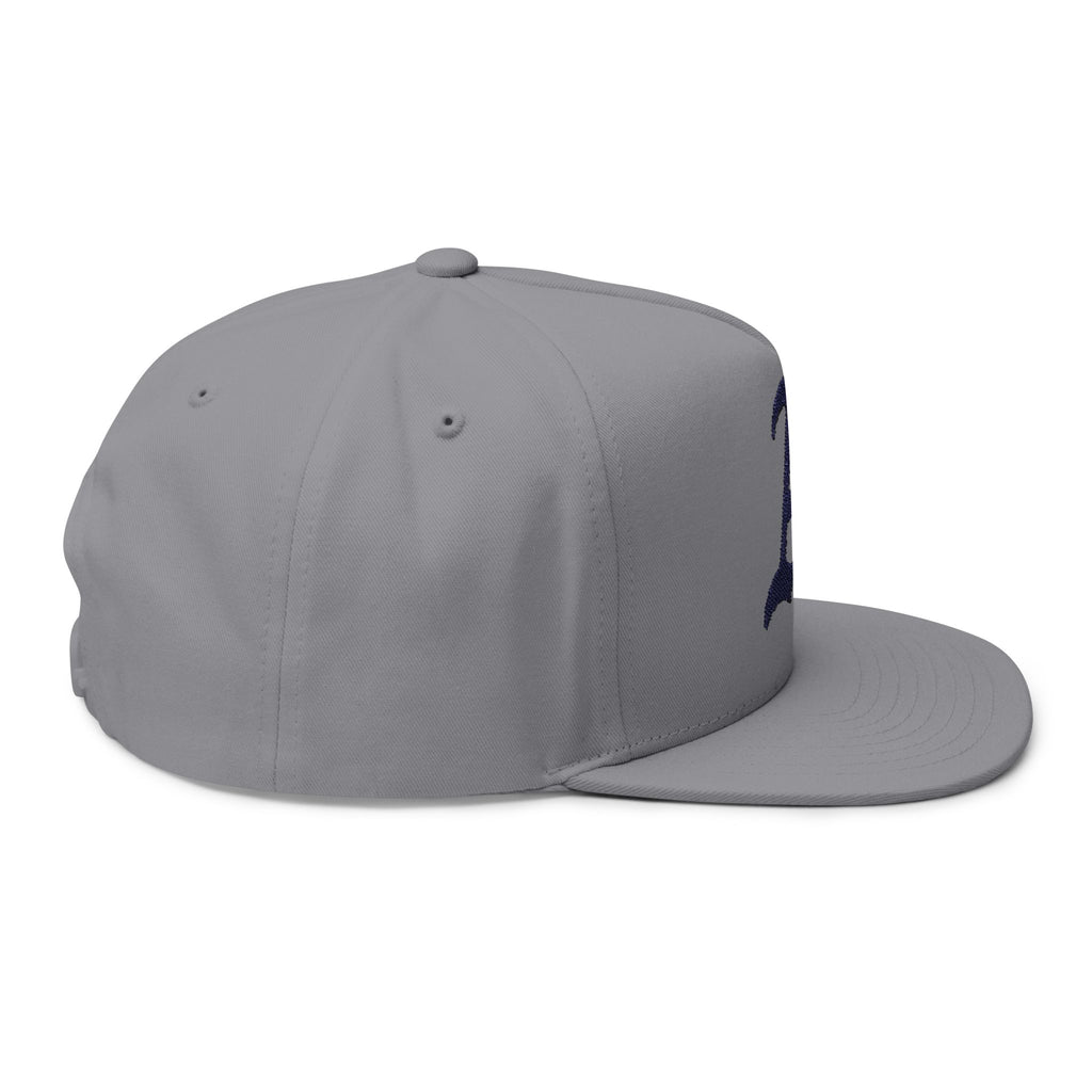 Stylish Flat Bill Cap - Custom Embroidered Hat, Trendy Snapback, Sportswear, Gift for Him, Accessory for All Occasions
