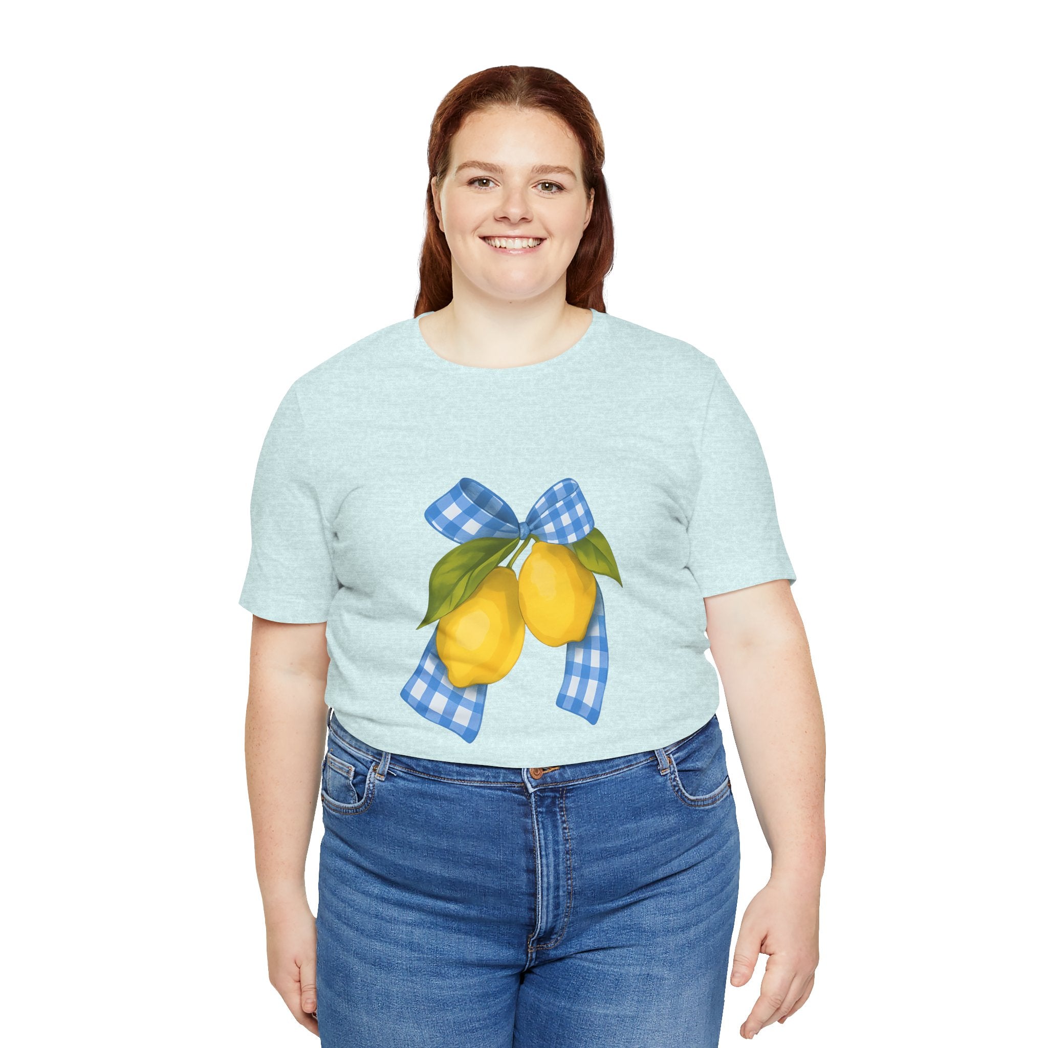 Lemon Blossom Unisex Tee - Summer Vibes, Farmhouse Style, Gifts for Her, Casual Wear, Garden Party Attire