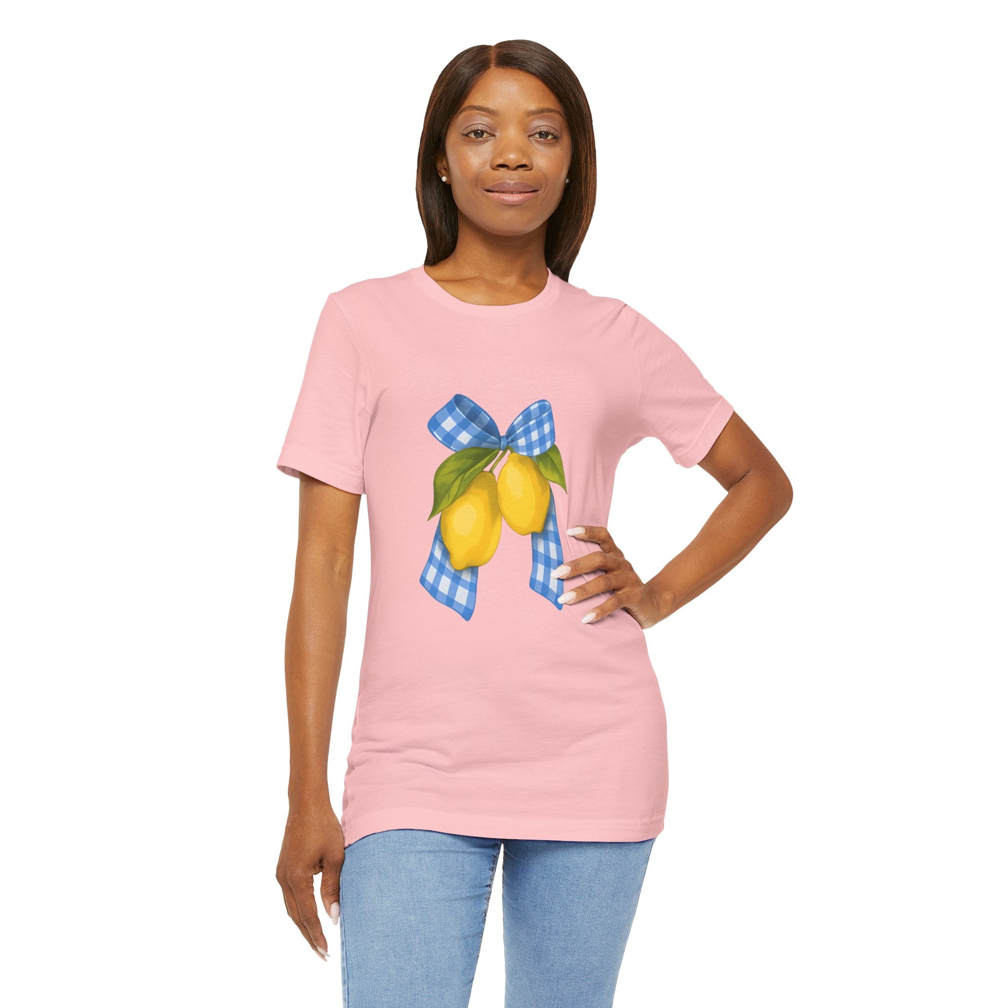 Lemon Blossom Unisex Tee - Summer Vibes, Farmhouse Style, Gifts for Her, Casual Wear, Garden Party Attire