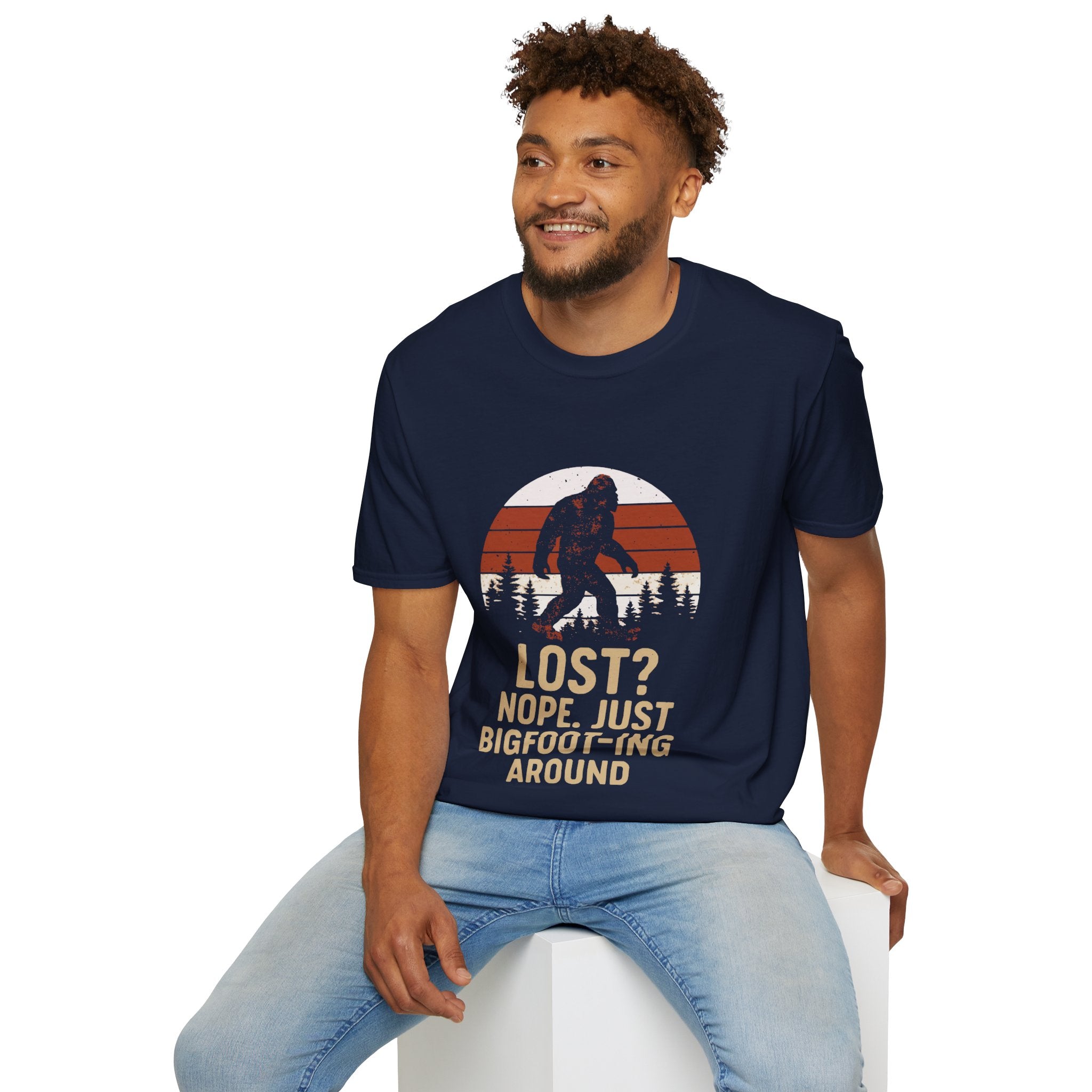 Bigfoot Adventure T-Shirt - Fun Unisex Tee for Nature Lovers, Casual Wear, Gift for Outdoorsy Friends, Hiking Gear, Unique Apparel