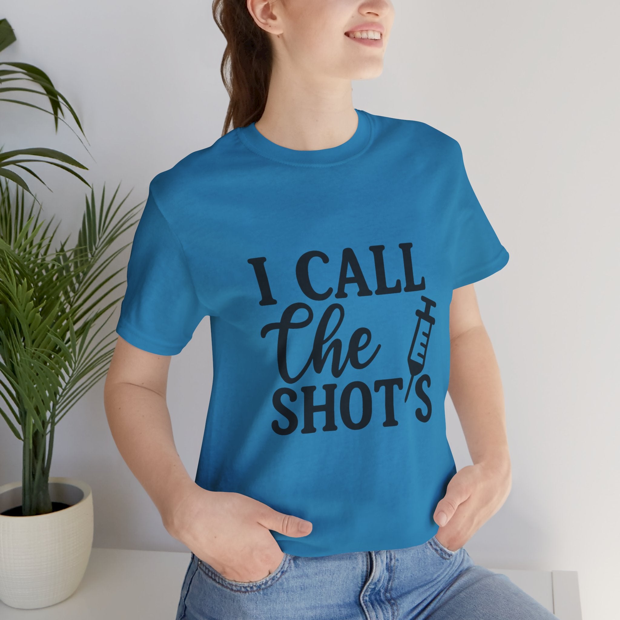 I Call the Shots  Tee, Fun Medical Humor Tee, Gift for Nurses, Healthcare Professional Shirt, Quirky Vaccine Shirt, [...]