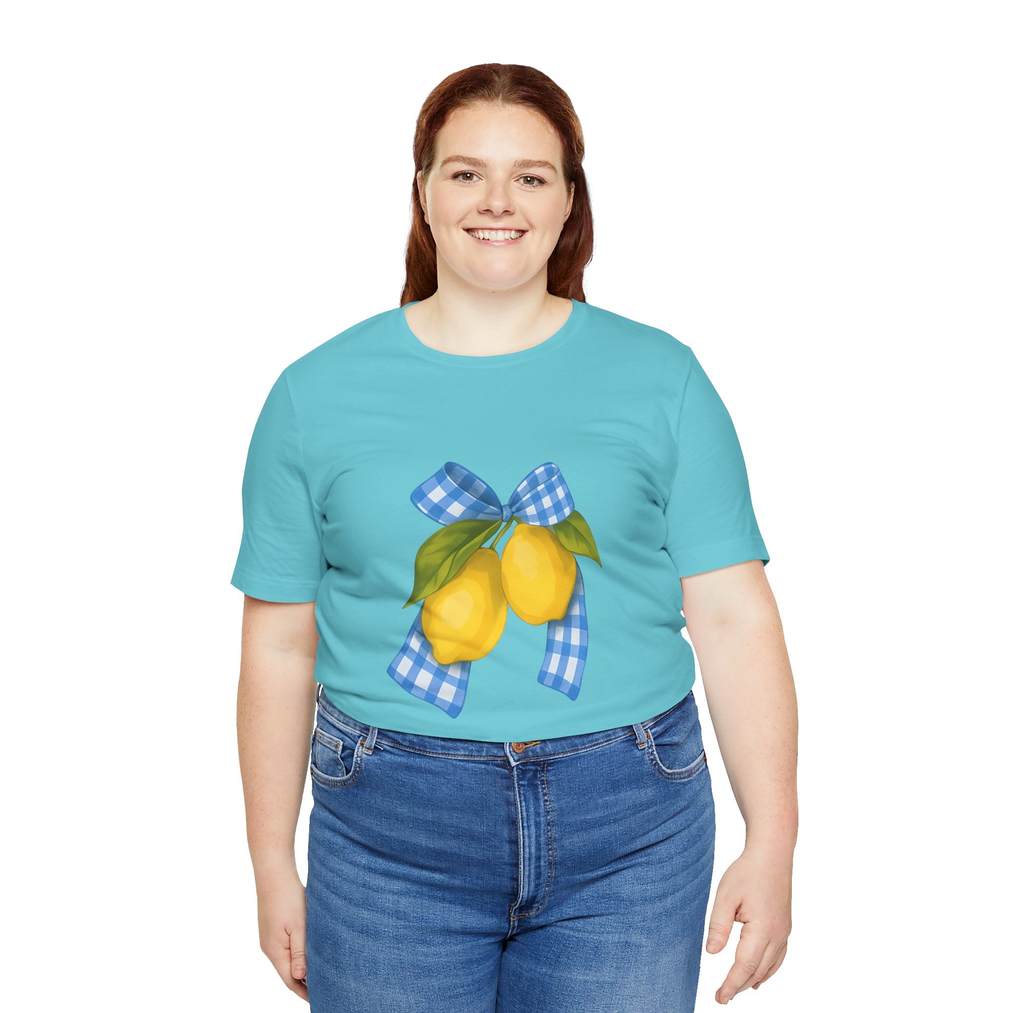 Lemon Blossom Unisex Tee - Summer Vibes, Farmhouse Style, Gifts for Her, Casual Wear, Garden Party Attire