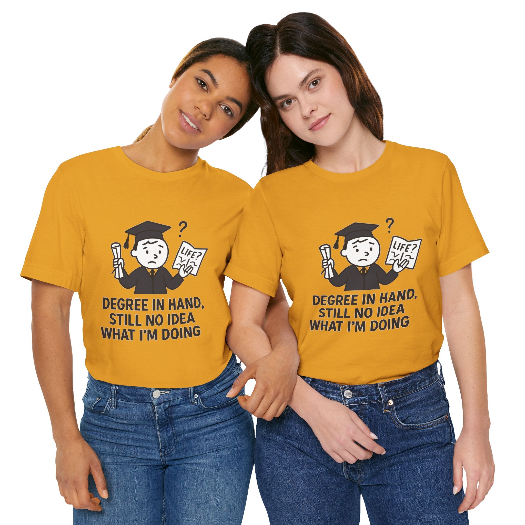 Graduation Humor Tee | Unisex Jersey Short Sleeve Shirt, Funny Graduation Gift, College Shirt, Life After Degree Tee, Graduate T-Shirt