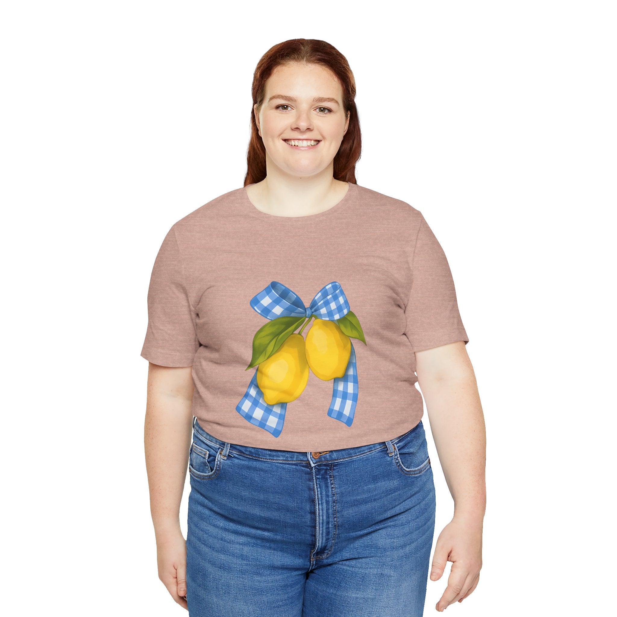 Lemon Blossom Unisex Tee - Summer Vibes, Farmhouse Style, Gifts for Her, Casual Wear, Garden Party Attire