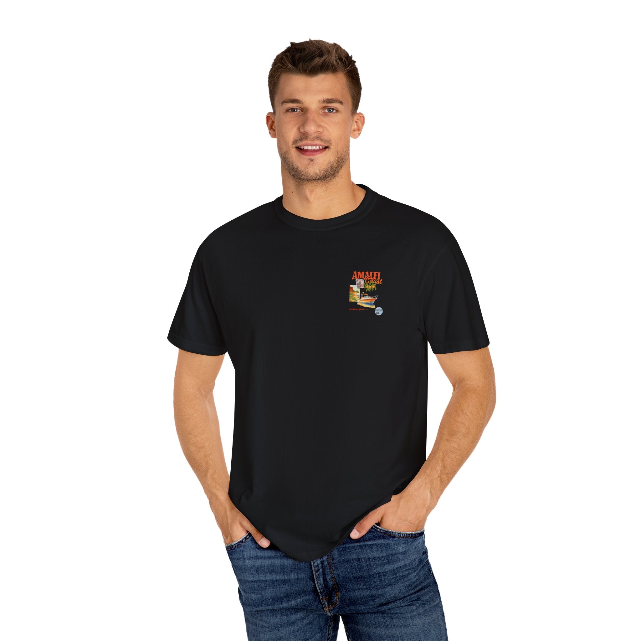 Amalfi Coast Vintage Unisex T-shirt - Stylish Travel Tee for Beach Lovers, Gifts for Her, Casual Summer Wear, Vacation Vibes