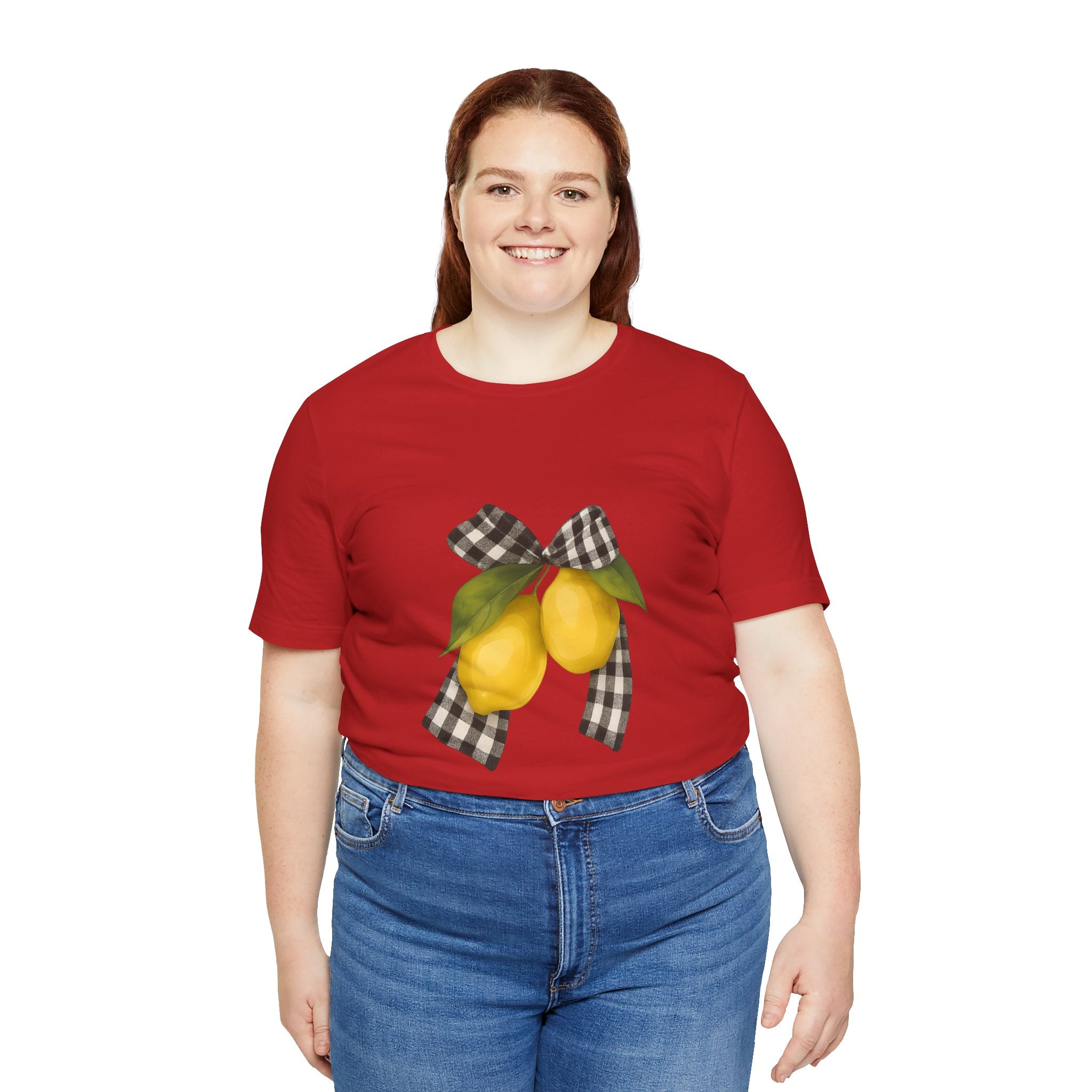 Lemon Print Unisex Tee - Perfect for Summer Parties, Gifts, Everyday wear, Festivals, and Home Decor