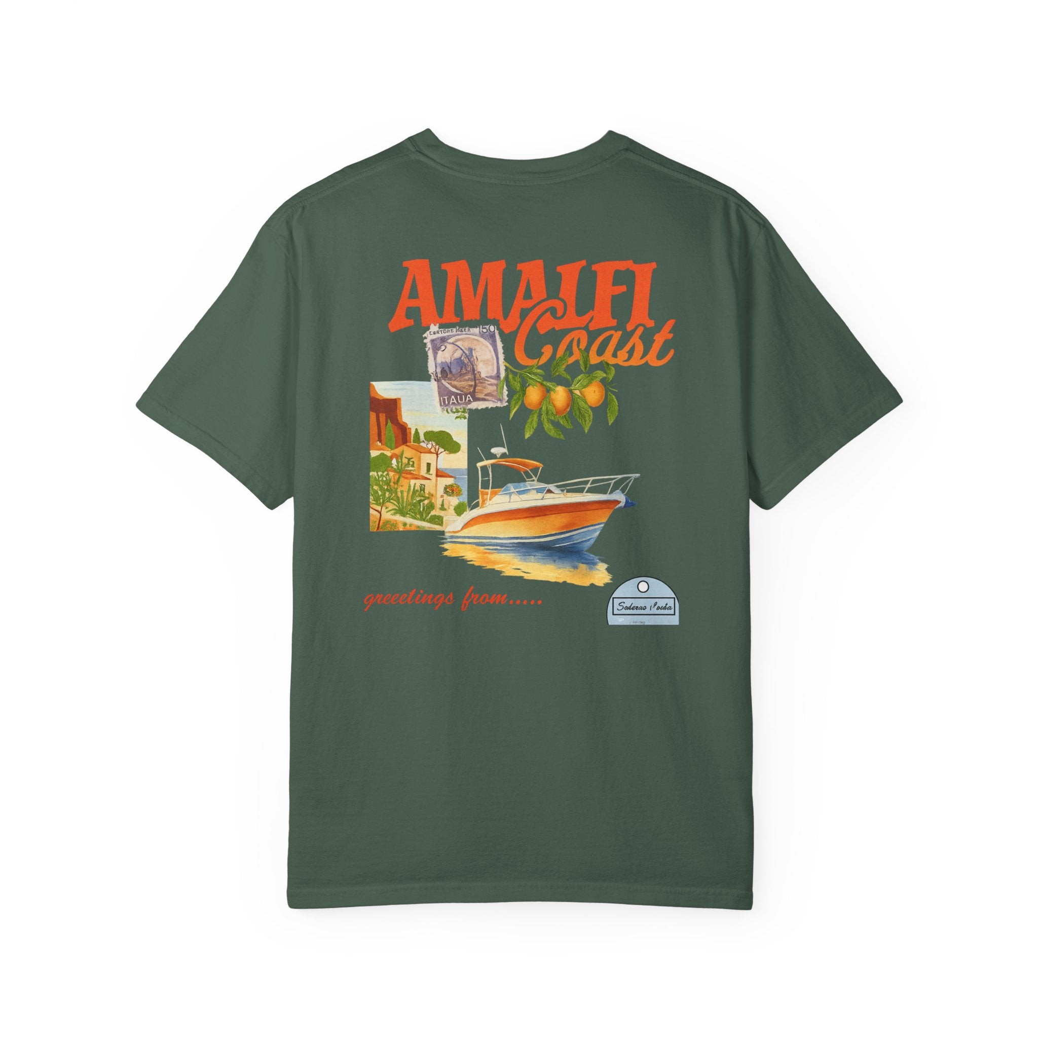Amalfi Coast Vintage Unisex T-shirt - Stylish Travel Tee for Beach Lovers, Gifts for Her, Casual Summer Wear, Vacation Vibes