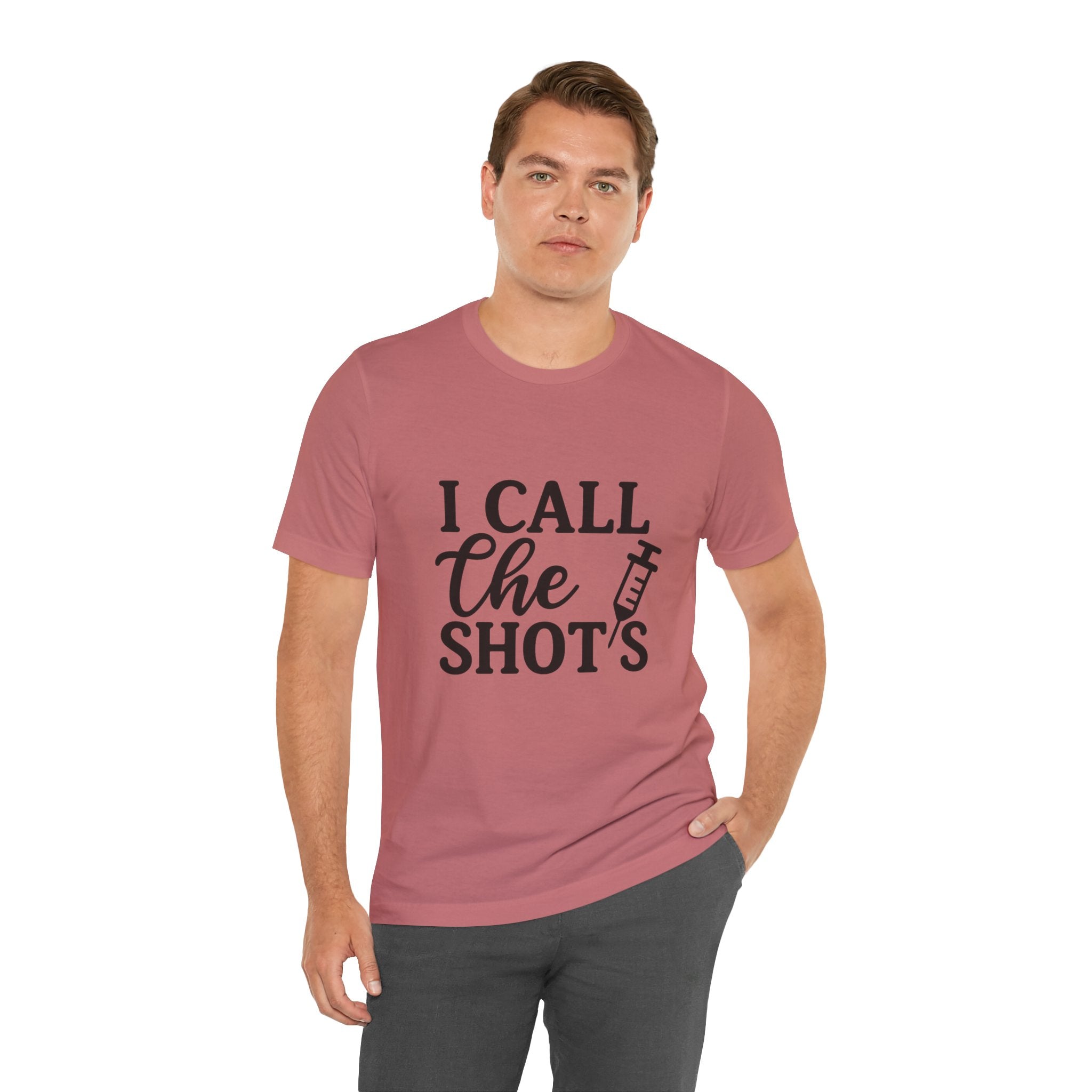 I Call the Shots  Tee, Fun Medical Humor Tee, Gift for Nurses, Healthcare Professional Shirt, Quirky Vaccine Shirt, [...]