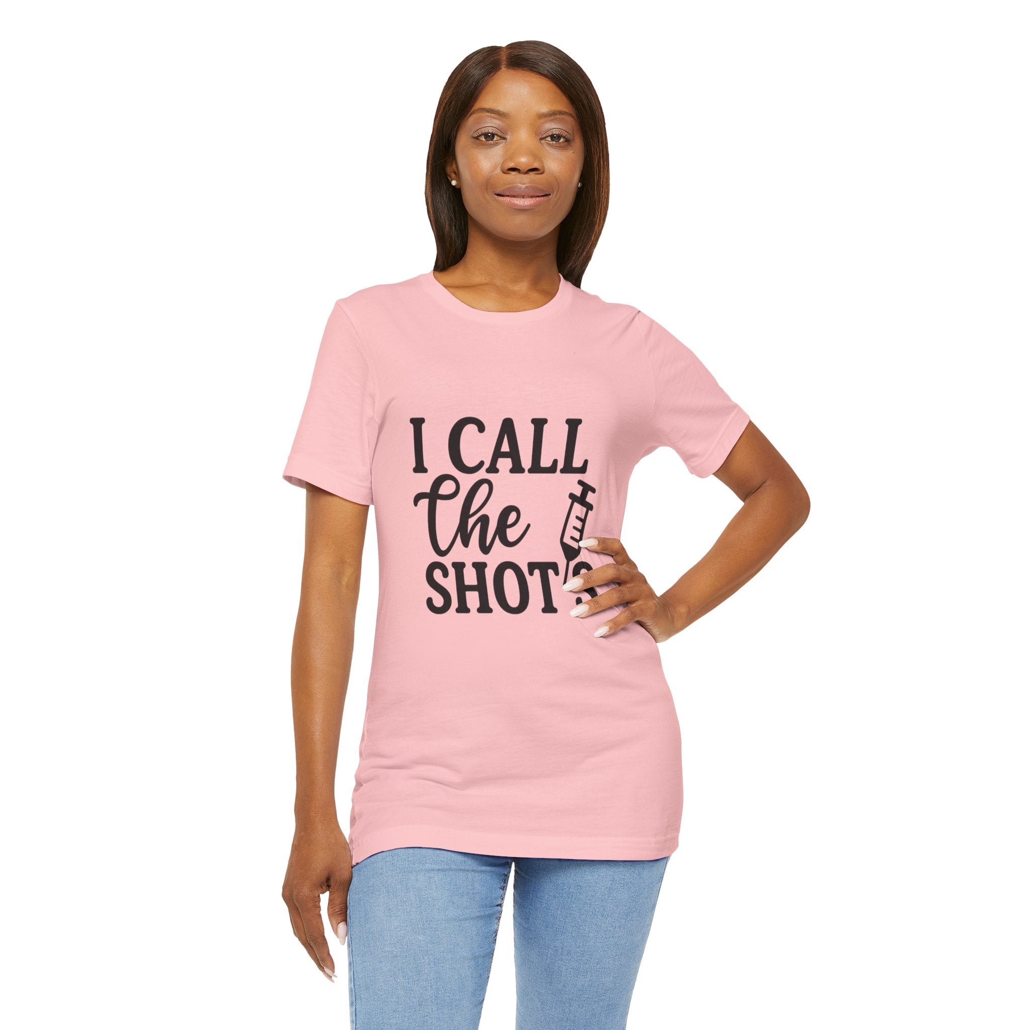 I Call the Shots  Tee, Fun Medical Humor Tee, Gift for Nurses, Healthcare Professional Shirt, Quirky Vaccine Shirt, [...]