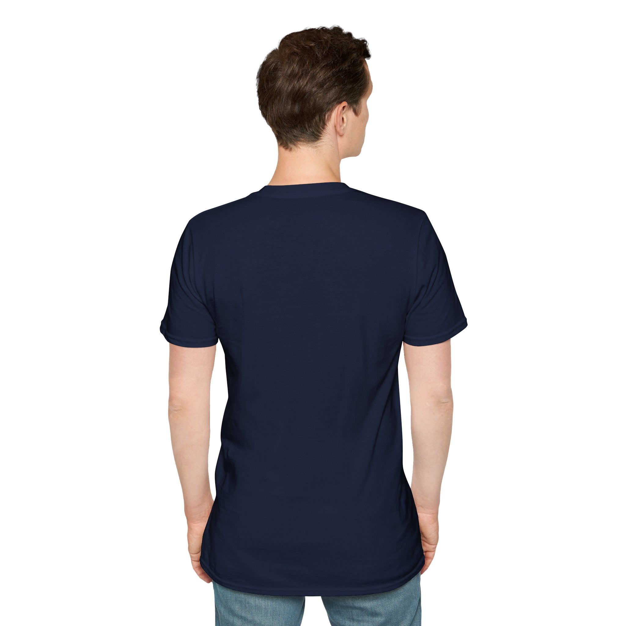 Ego Is The Enemy Unisex Softstyle Tee, Inspirational Graphic Shirt, Motivational Quote Top, Self-Development Apparel, Minimalist T-Shirt,