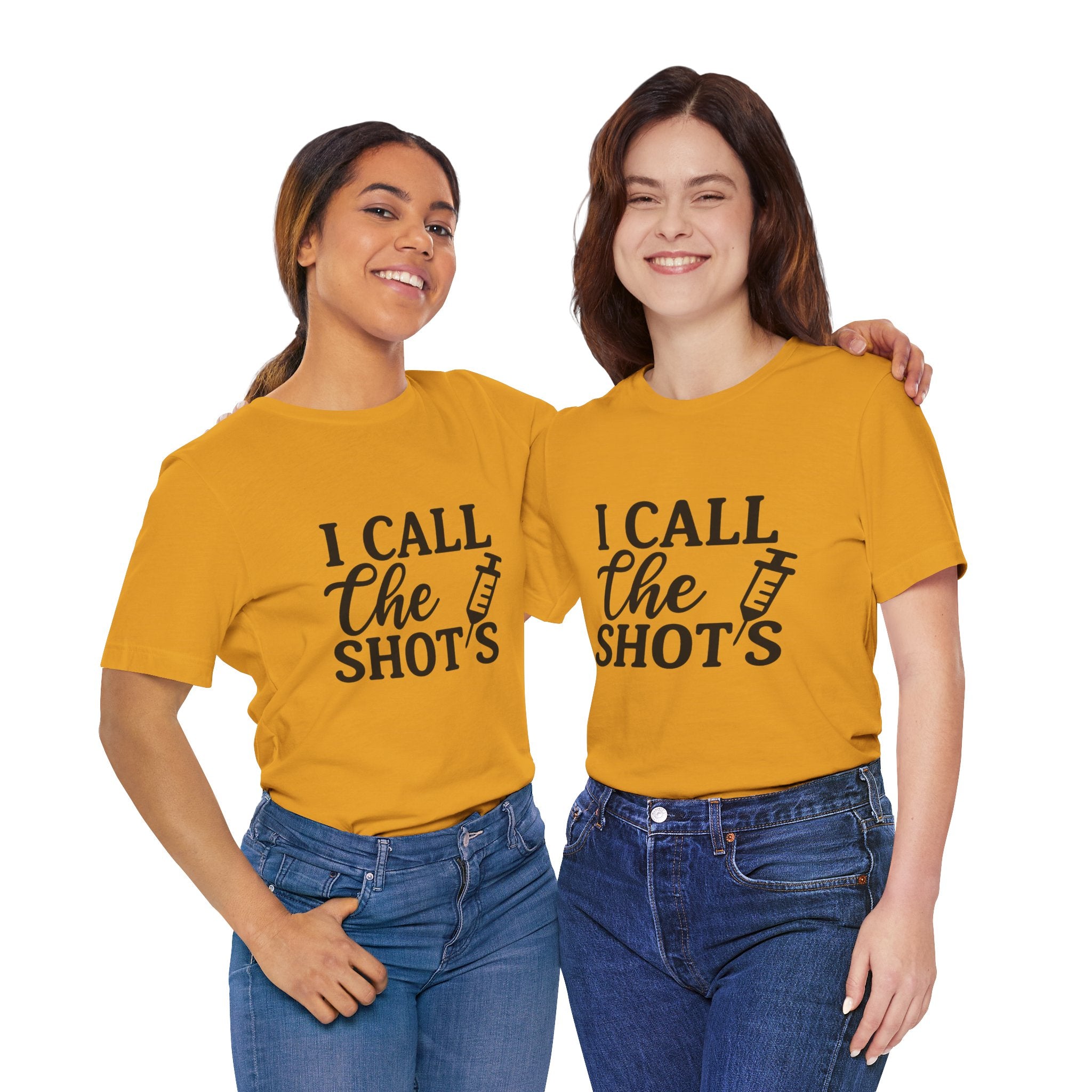 I Call the Shots  Tee, Fun Medical Humor Tee, Gift for Nurses, Healthcare Professional Shirt, Quirky Vaccine Shirt, [...]
