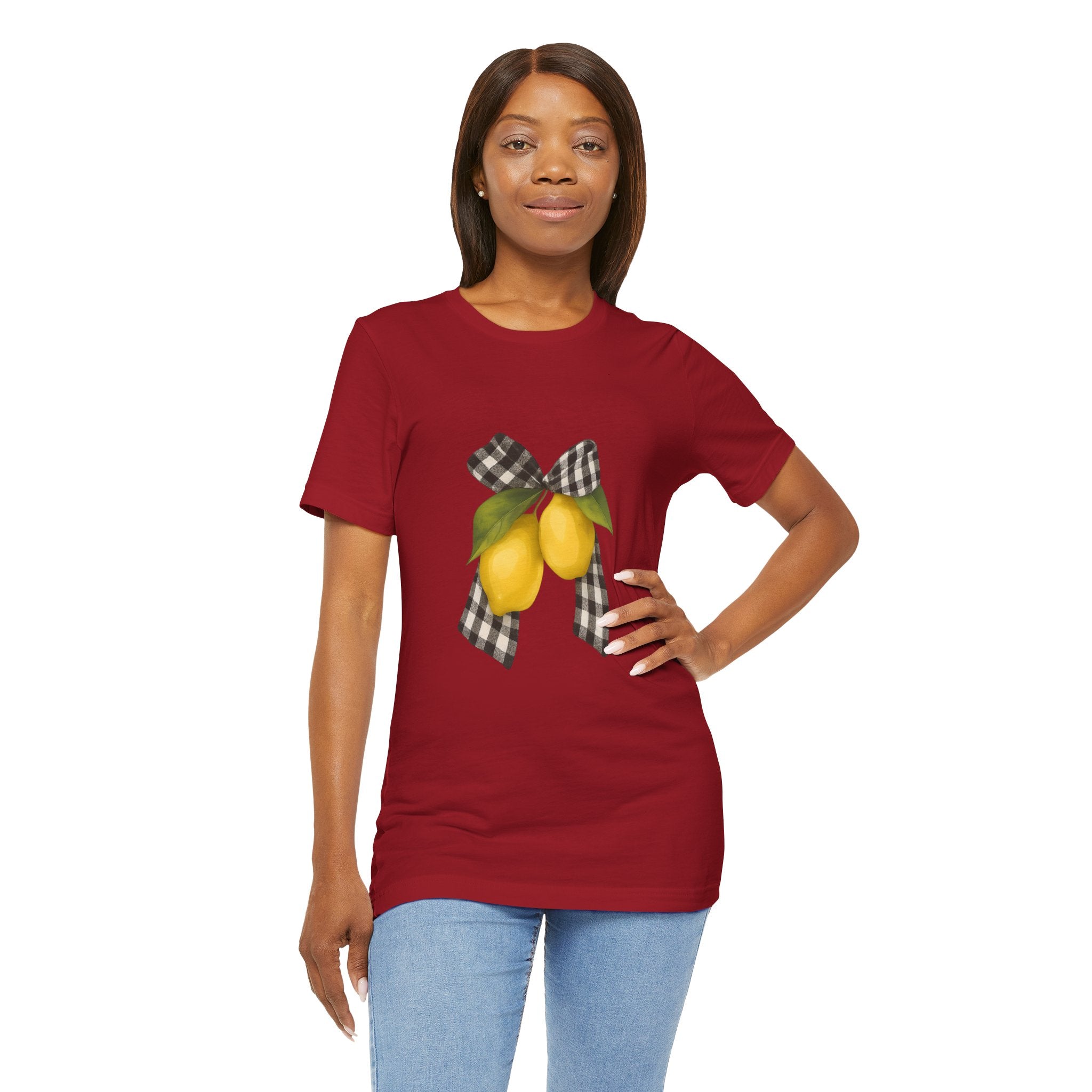Lemon Print Unisex Tee - Perfect for Summer Parties, Gifts, Everyday wear, Festivals, and Home Decor