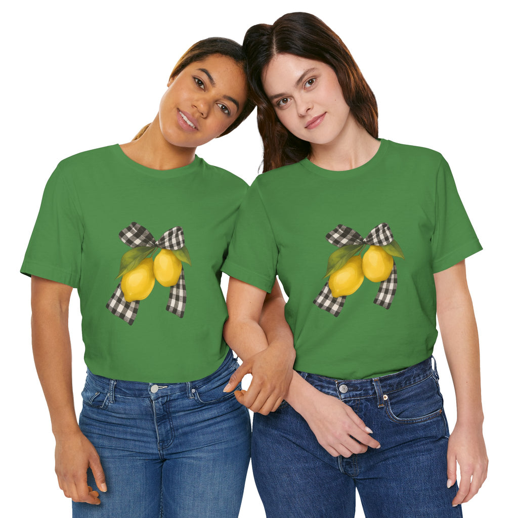 Lemon Print Unisex Tee - Perfect for Summer Parties, Gifts, Everyday wear, Festivals, and Home Decor