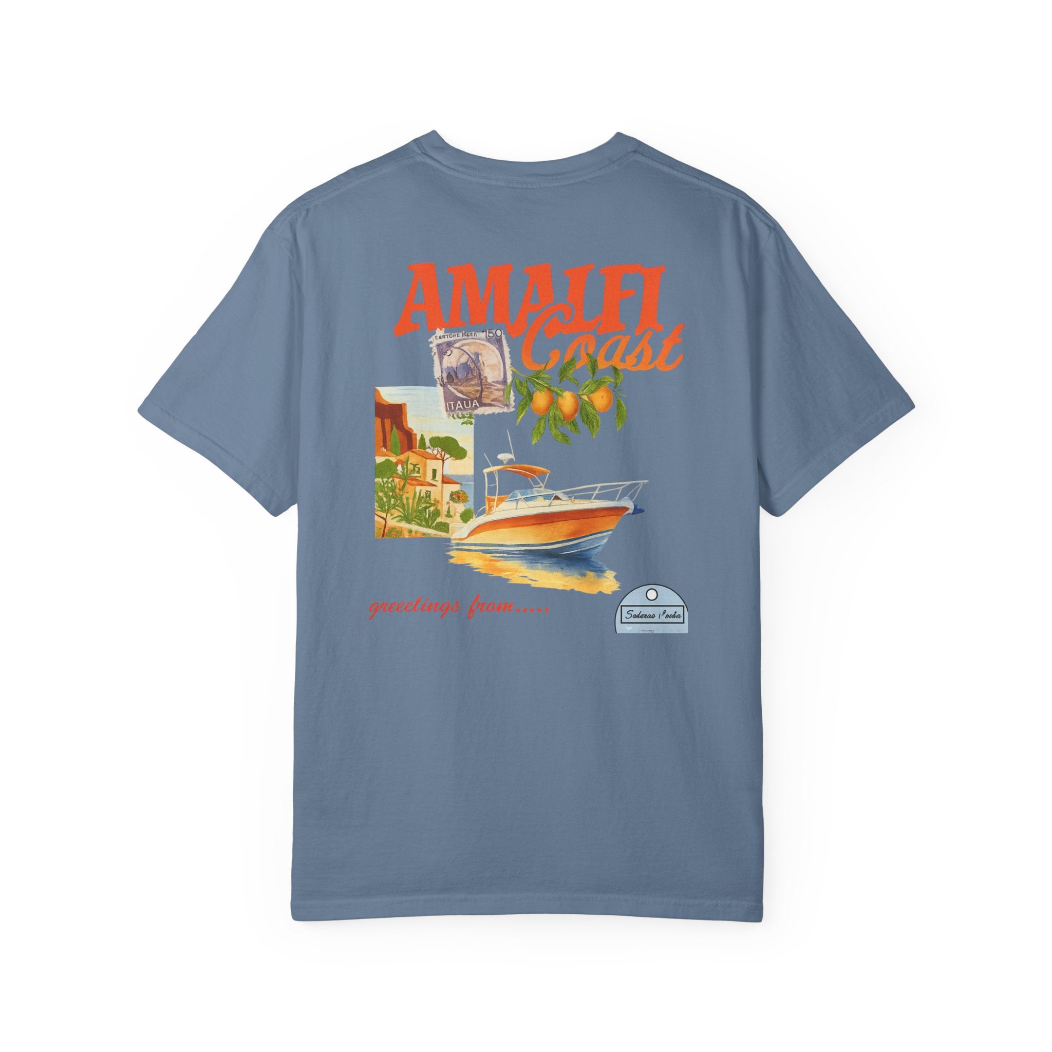 Amalfi Coast Vintage Unisex T-shirt - Stylish Travel Tee for Beach Lovers, Gifts for Her, Casual Summer Wear, Vacation Vibes