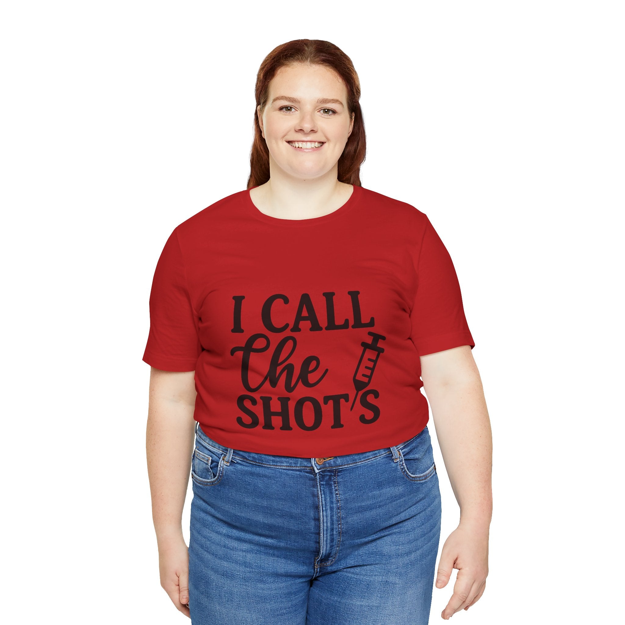 I Call the Shots  Tee, Fun Medical Humor Tee, Gift for Nurses, Healthcare Professional Shirt, Quirky Vaccine Shirt, [...]