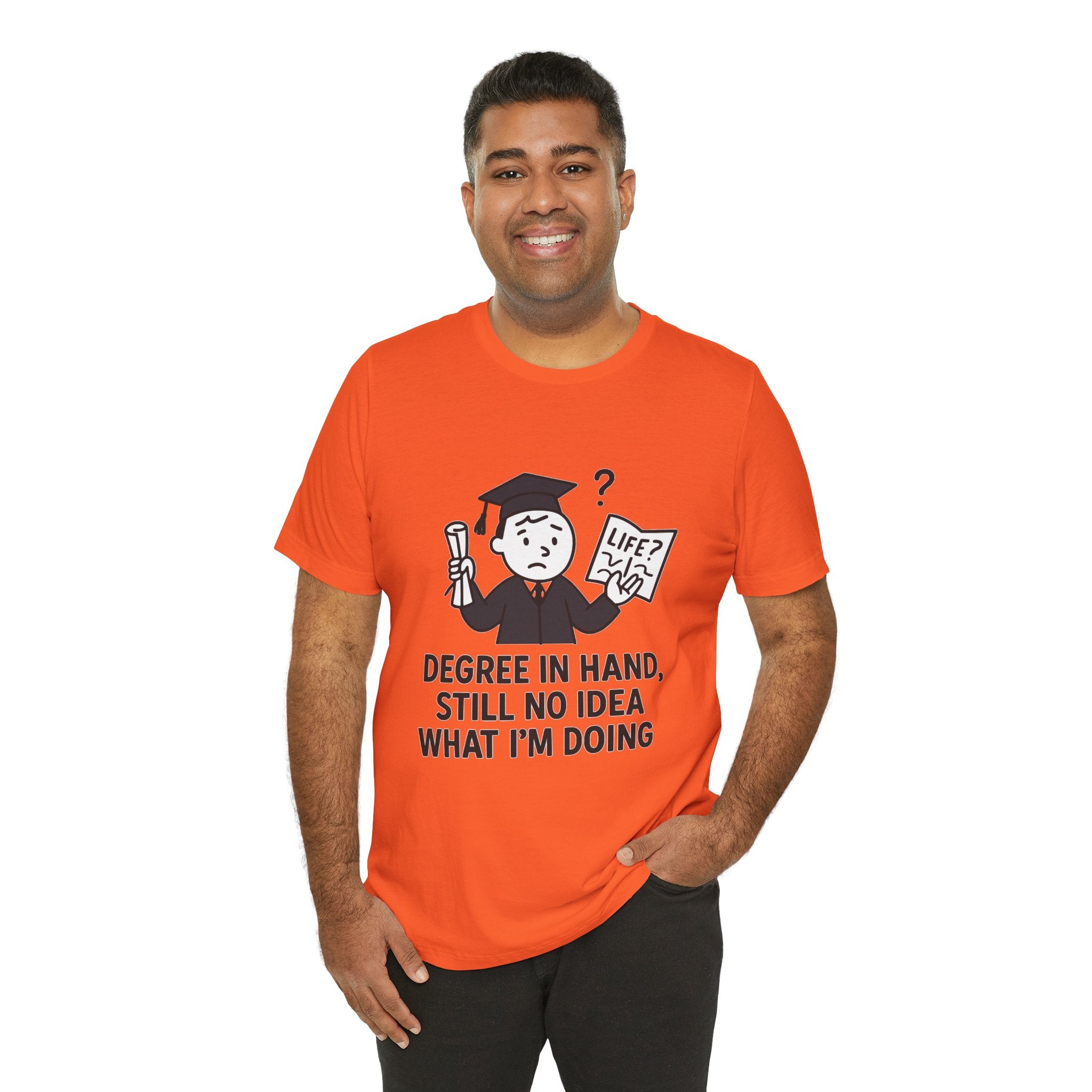 Graduation Humor Tee | Unisex Jersey Short Sleeve Shirt, Funny Graduation Gift, College Shirt, Life After Degree Tee, Graduate T-Shirt