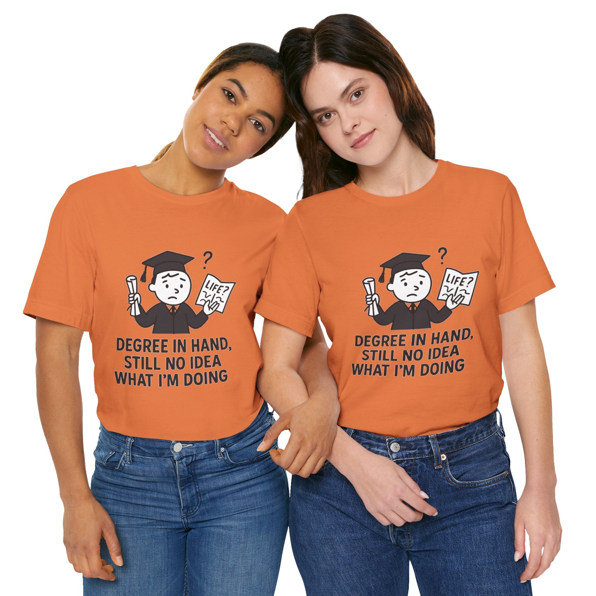 Graduation Humor Tee | Unisex Jersey Short Sleeve Shirt, Funny Graduation Gift, College Shirt, Life After Degree Tee, Graduate T-Shirt
