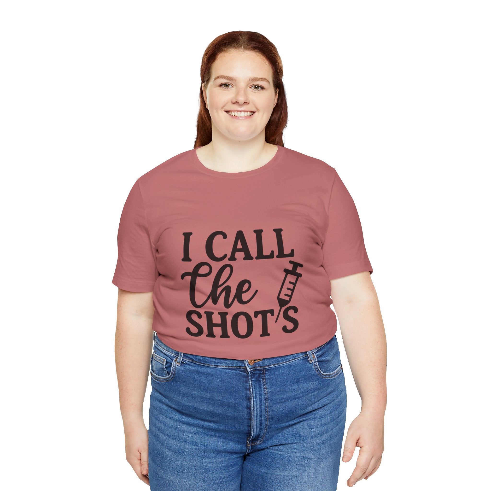 I Call the Shots  Tee, Fun Medical Humor Tee, Gift for Nurses, Healthcare Professional Shirt, Quirky Vaccine Shirt, [...]