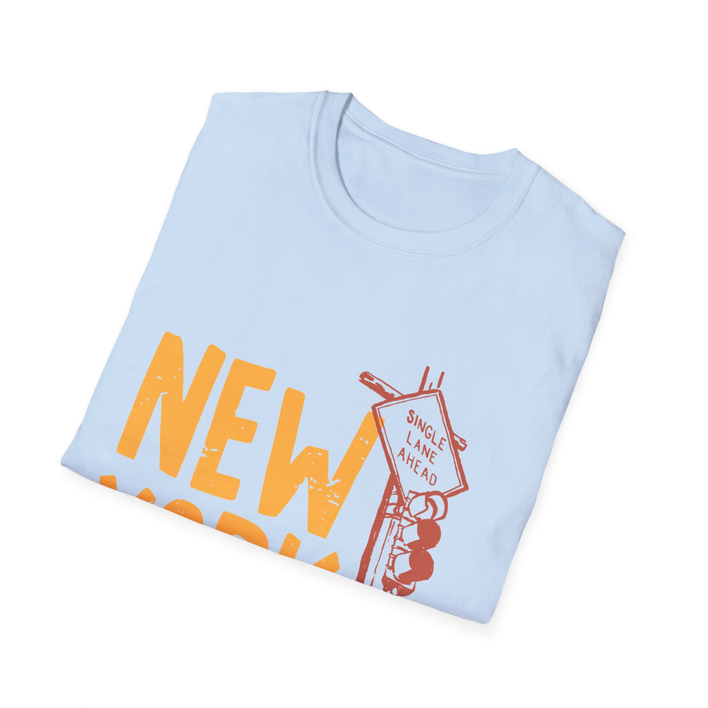 New York Skyline Unisex Softstyle T-Shirt, City Apparel, Travel Shirt, Gift for NYC Lovers, Casual Wear, Summer Fashion