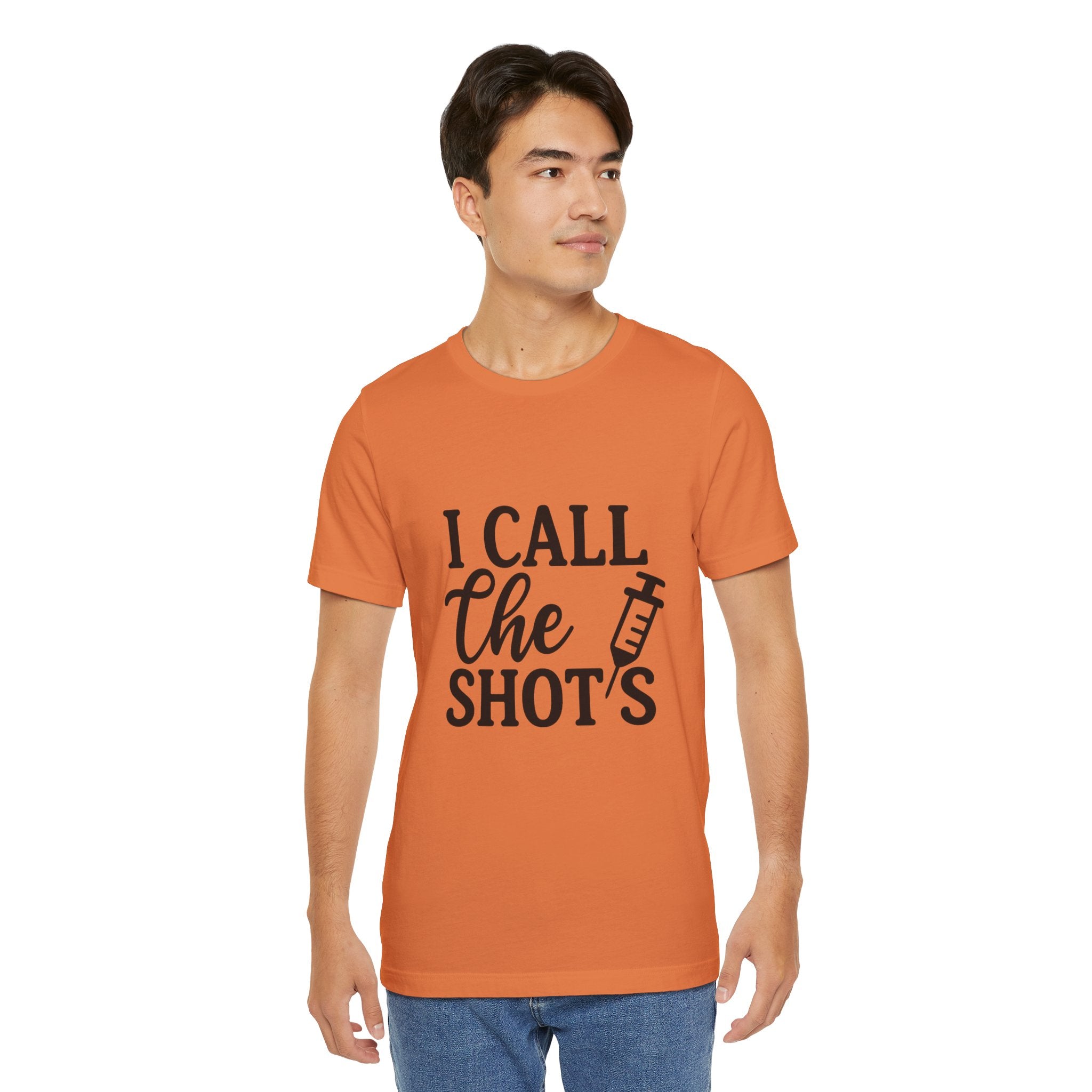 I Call the Shots  Tee, Fun Medical Humor Tee, Gift for Nurses, Healthcare Professional Shirt, Quirky Vaccine Shirt, [...]
