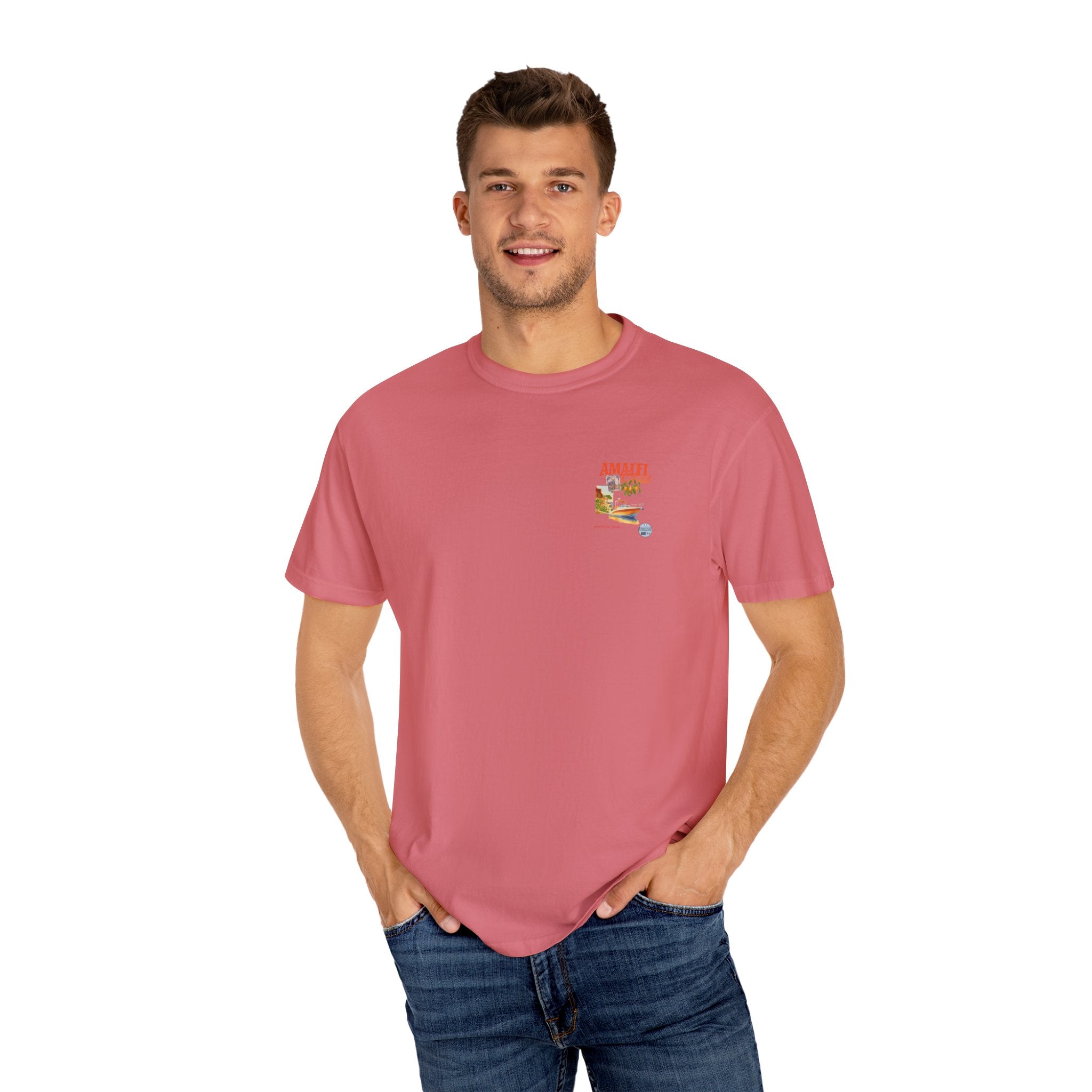 Amalfi Coast Vintage Unisex T-shirt - Stylish Travel Tee for Beach Lovers, Gifts for Her, Casual Summer Wear, Vacation Vibes