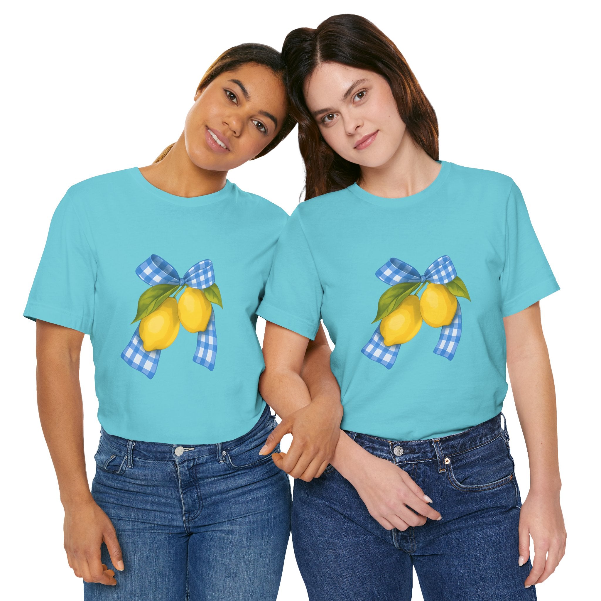 Lemon Blossom Unisex Tee - Summer Vibes, Farmhouse Style, Gifts for Her, Casual Wear, Garden Party Attire