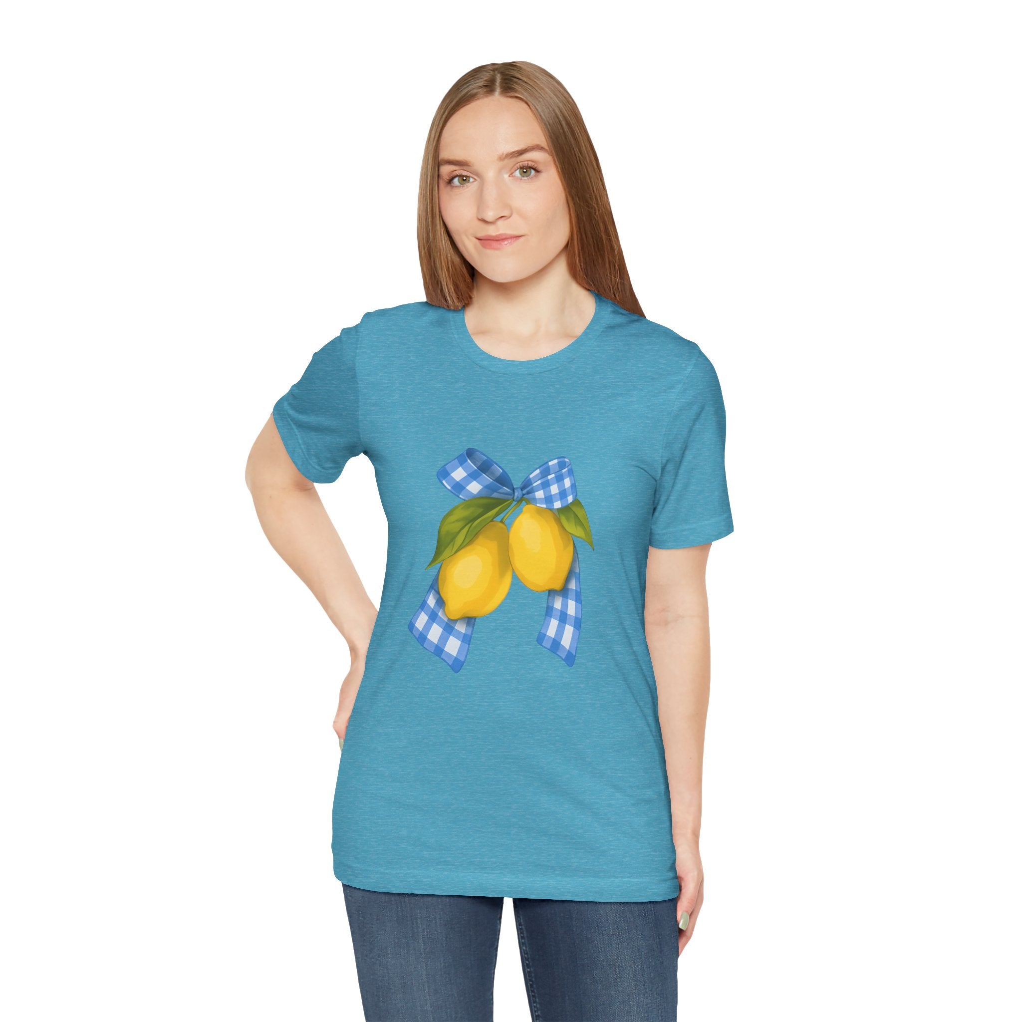 Lemon Blossom Unisex Tee - Summer Vibes, Farmhouse Style, Gifts for Her, Casual Wear, Garden Party Attire