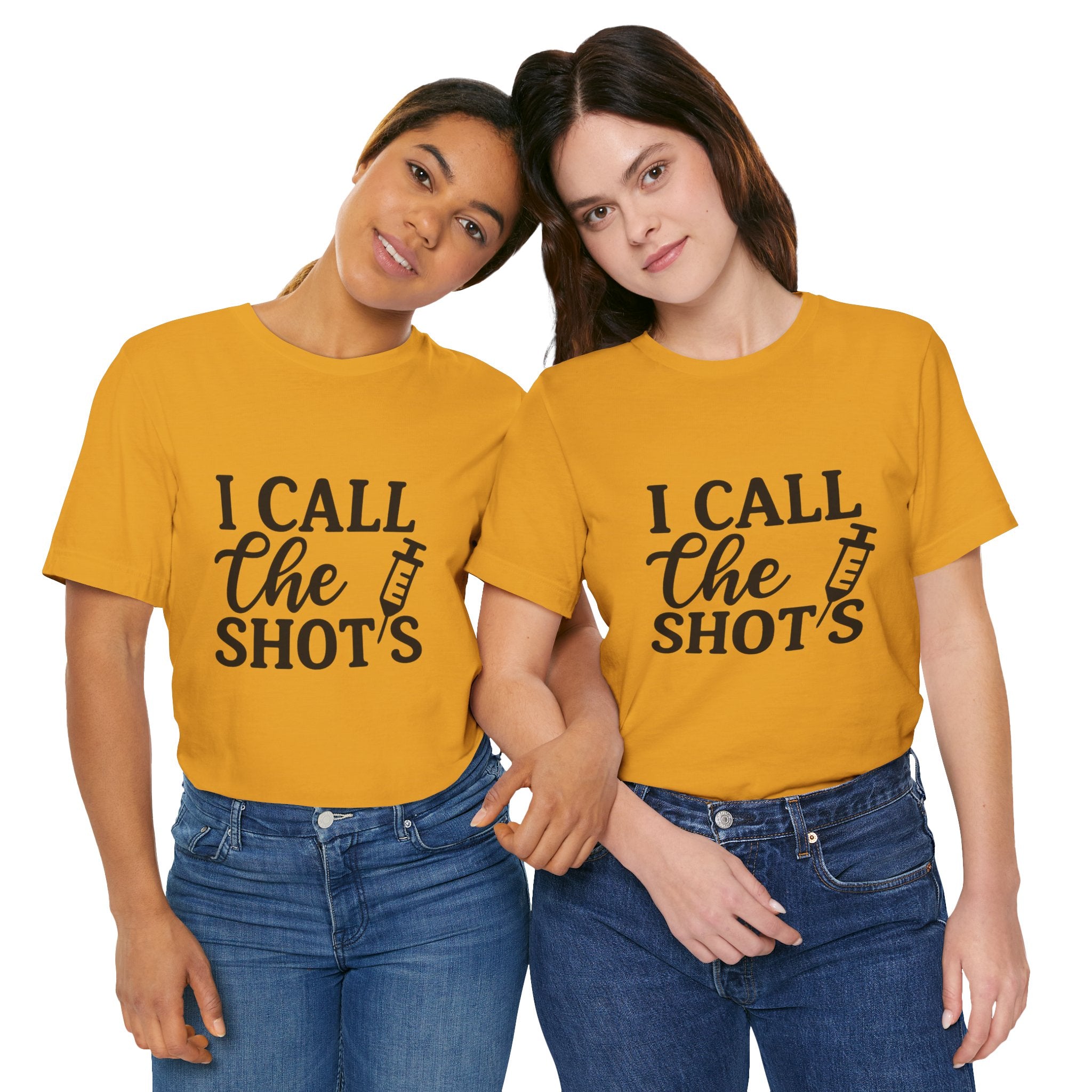 I Call the Shots  Tee, Fun Medical Humor Tee, Gift for Nurses, Healthcare Professional Shirt, Quirky Vaccine Shirt, [...]