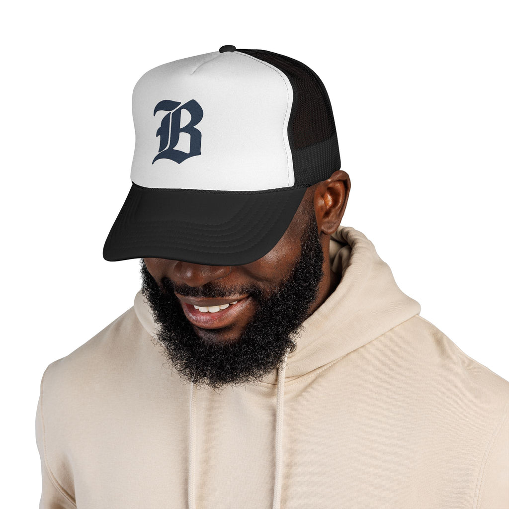 Trucker Caps - Bold Alphabetic Design, Hat, Headwear, Baseball Cap, Fashion Accessory, Streetwear