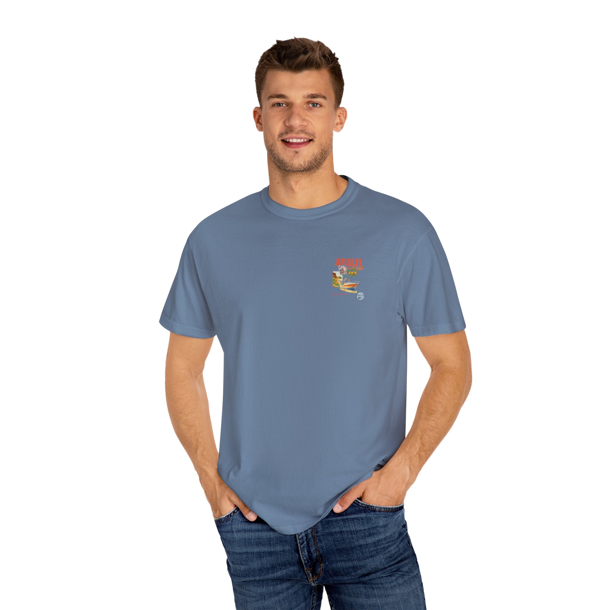Amalfi Coast Vintage Unisex T-shirt - Stylish Travel Tee for Beach Lovers, Gifts for Her, Casual Summer Wear, Vacation Vibes